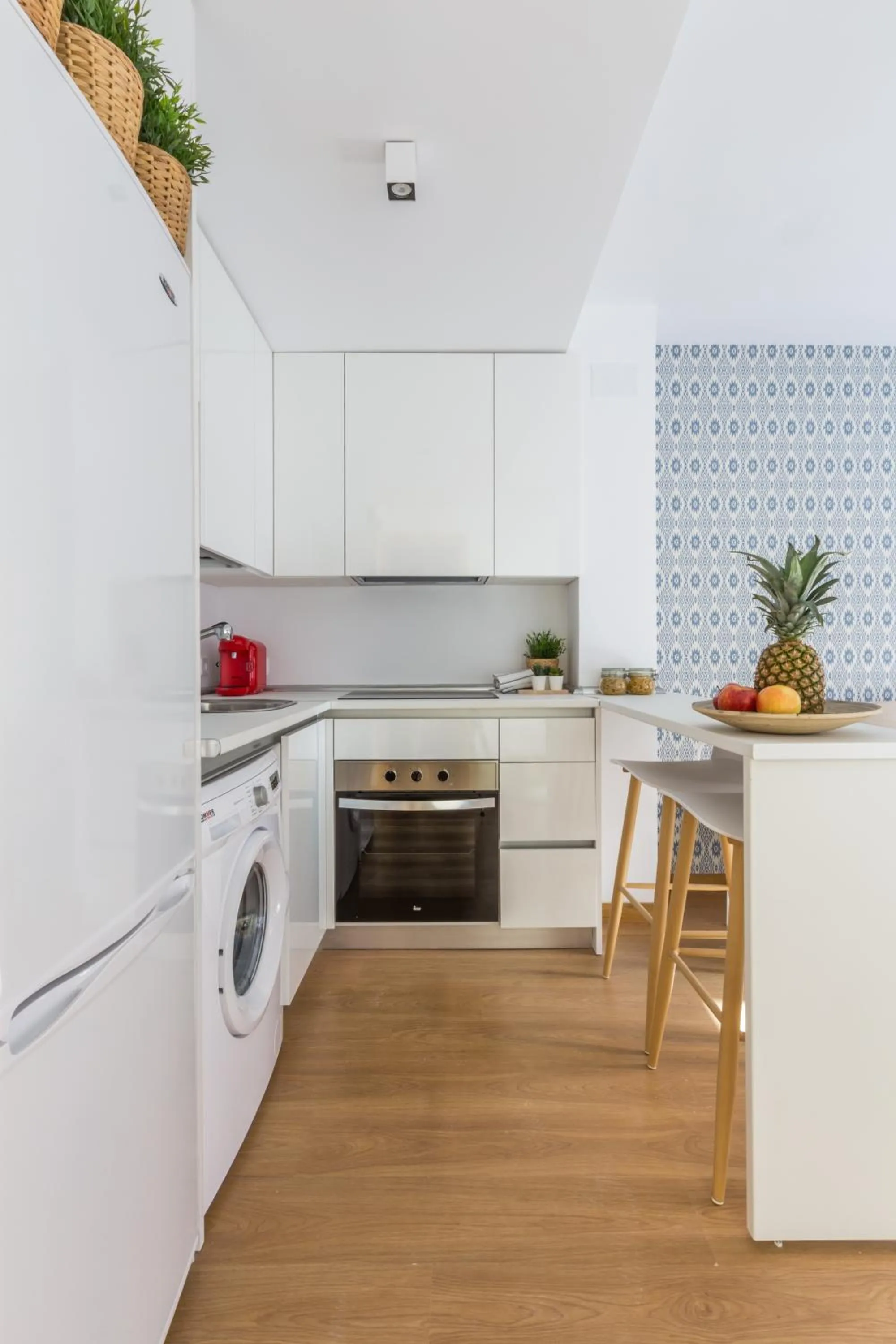 Kitchen or kitchenette in Horoko Apartments by gaiarooms