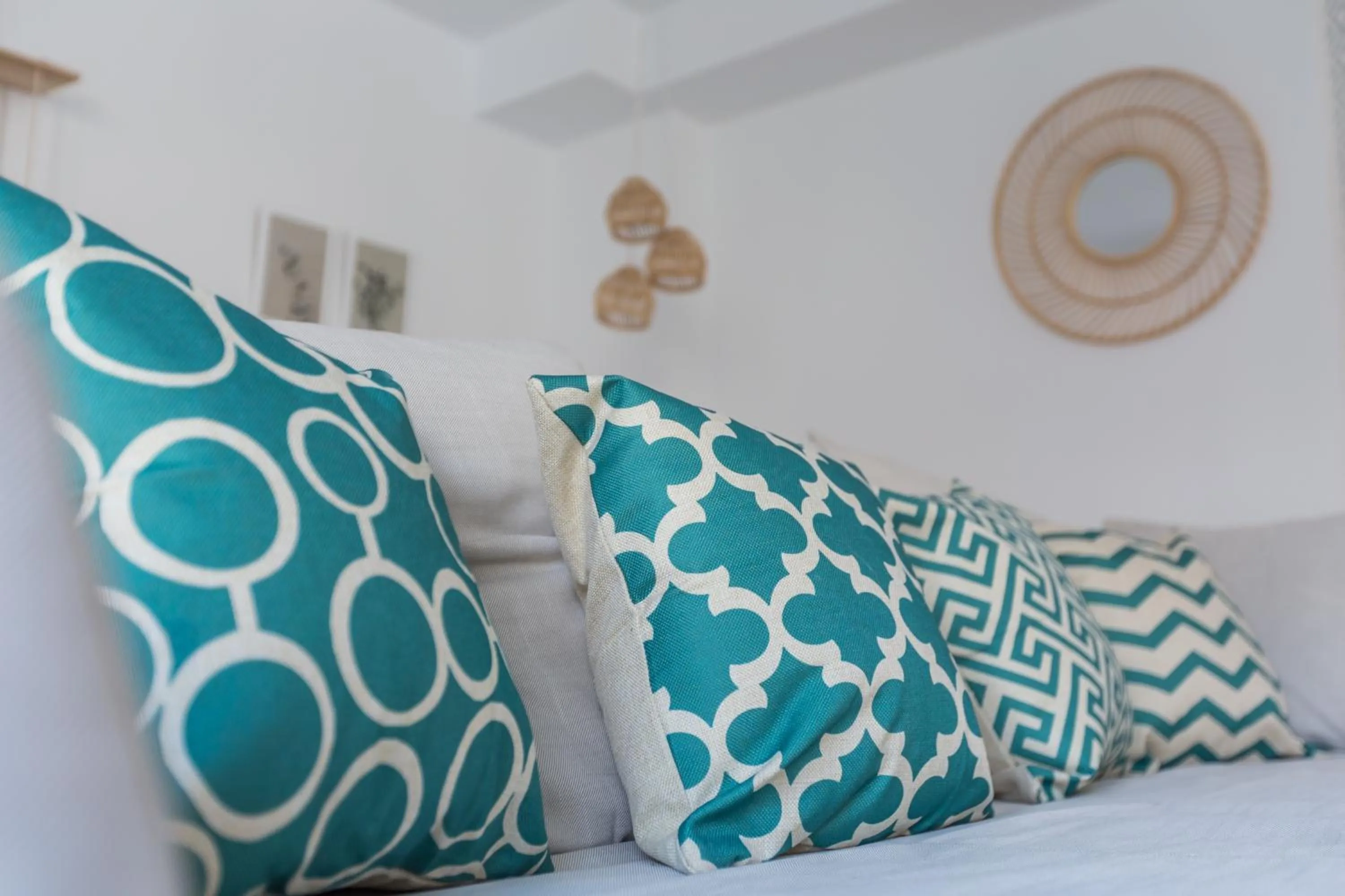 Decorative detail, Bed in Horoko Apartments by gaiarooms