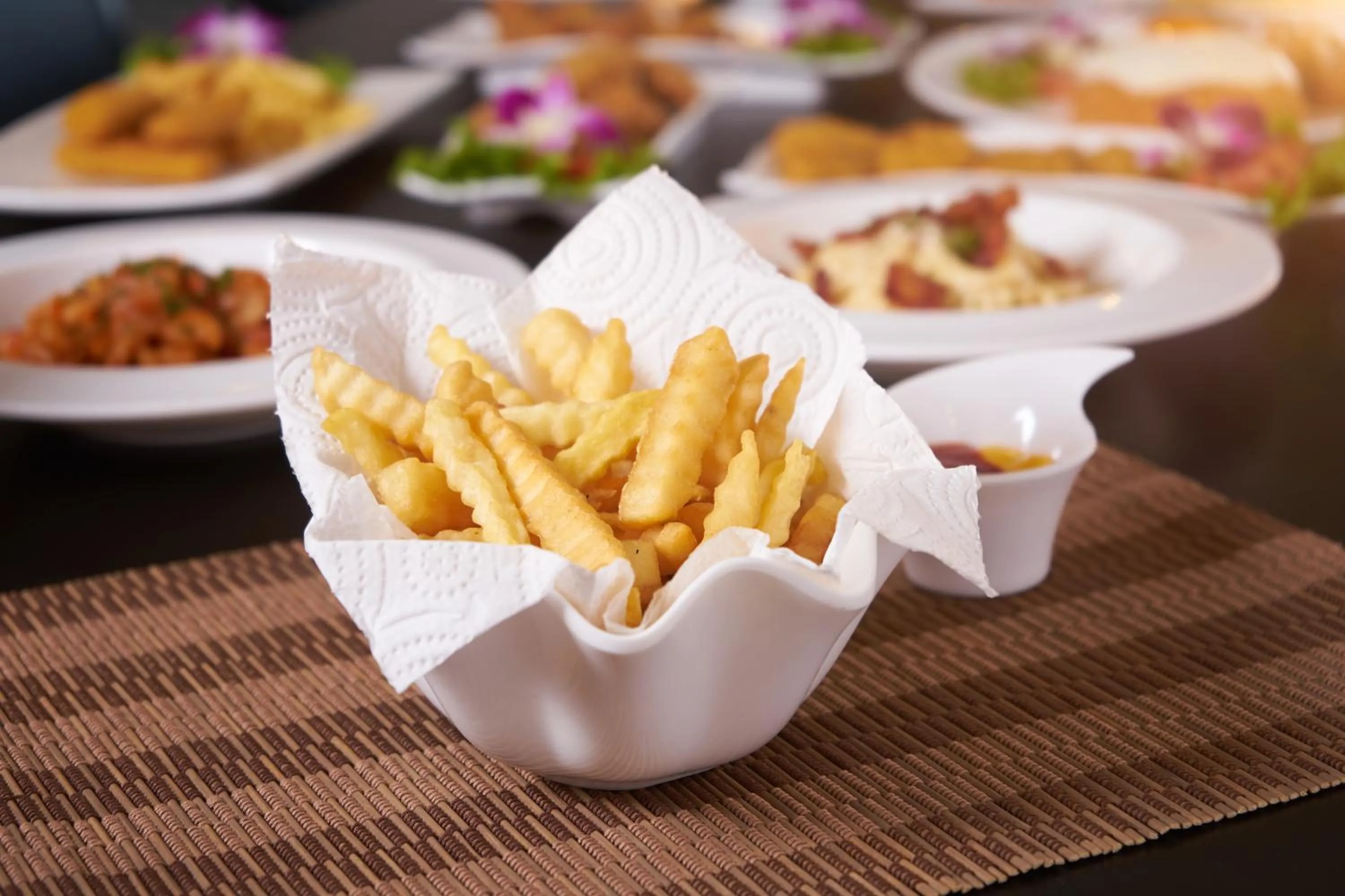 Food in Sabai Place Donmueang Airport