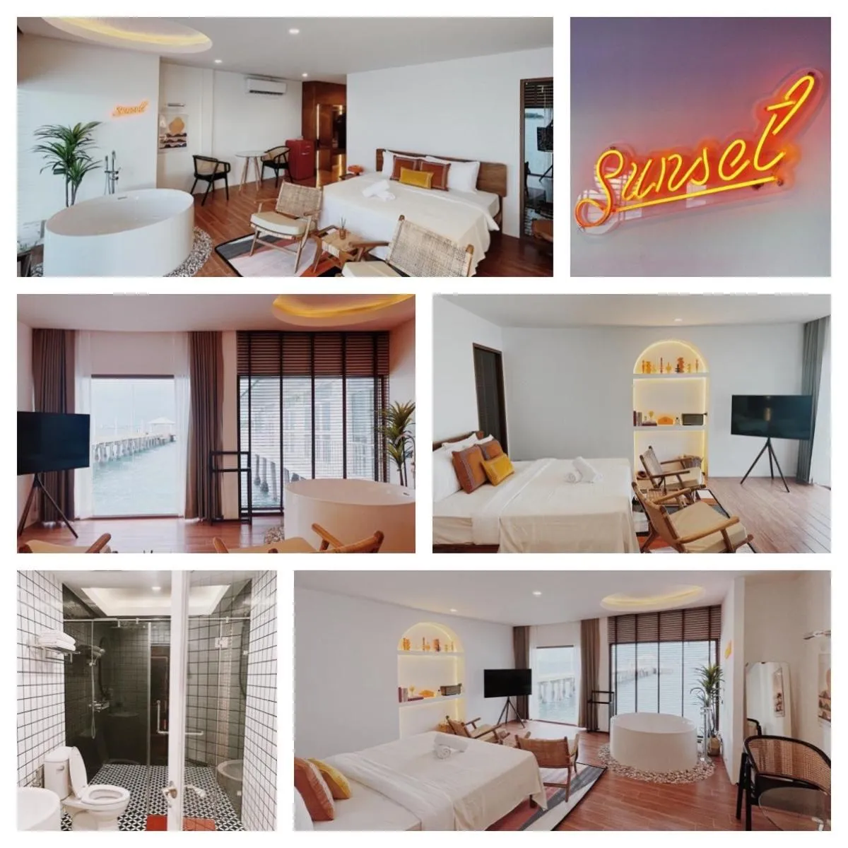 Photo of the whole room, Bed in Rimtalay Resort Koh Larn