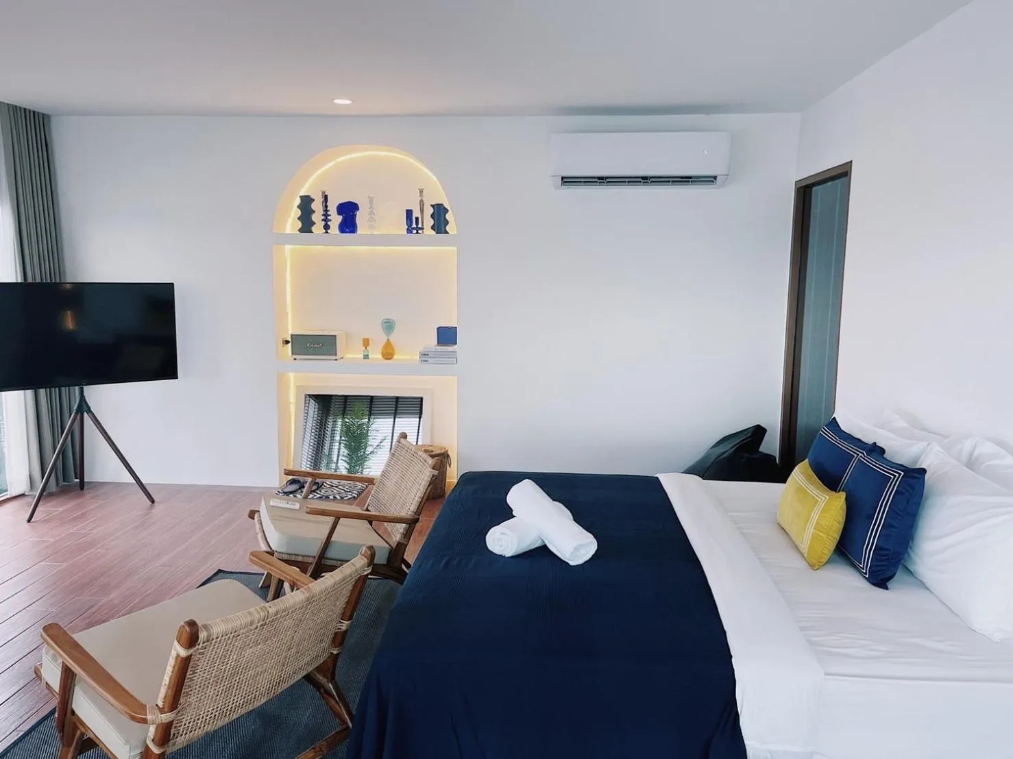 Bedroom, Bed in Rimtalay Resort Koh Larn