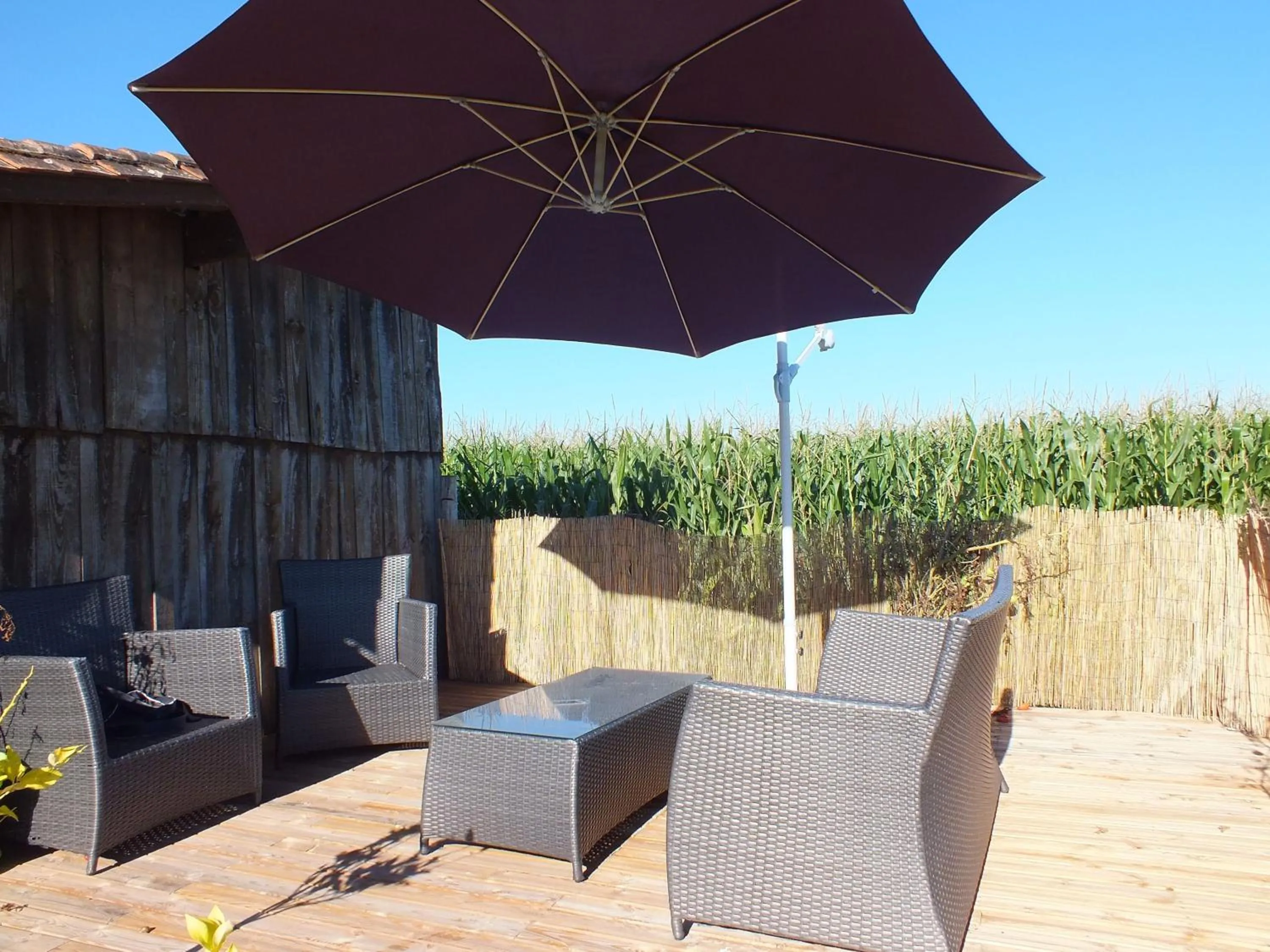 Patio in Country B&B