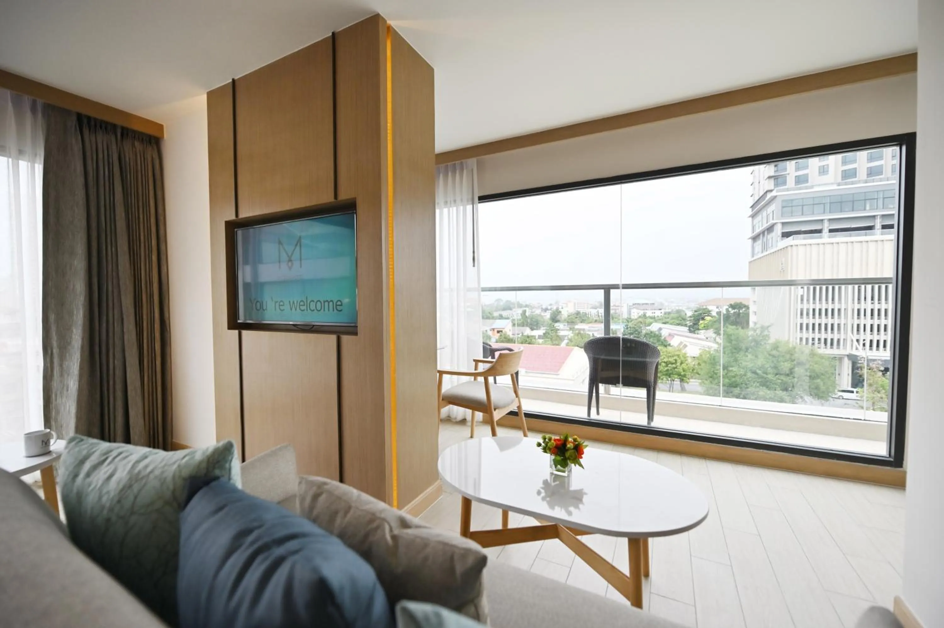 Seating area in M Pattaya Hotel - SHA Extra Plus