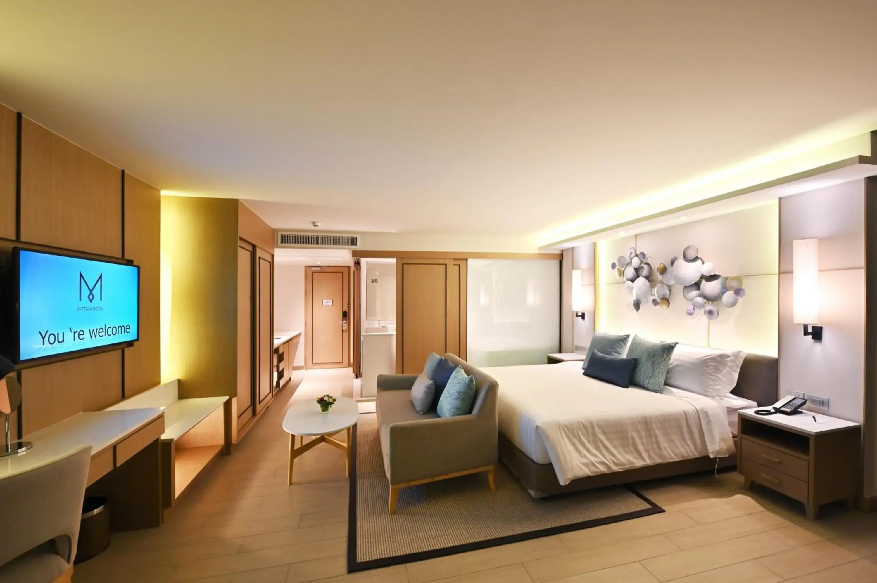 King Room with Balcony in M Pattaya Hotel - SHA Extra Plus King Room with Balcony in M Pattaya Hotel - SHA Extra Plus