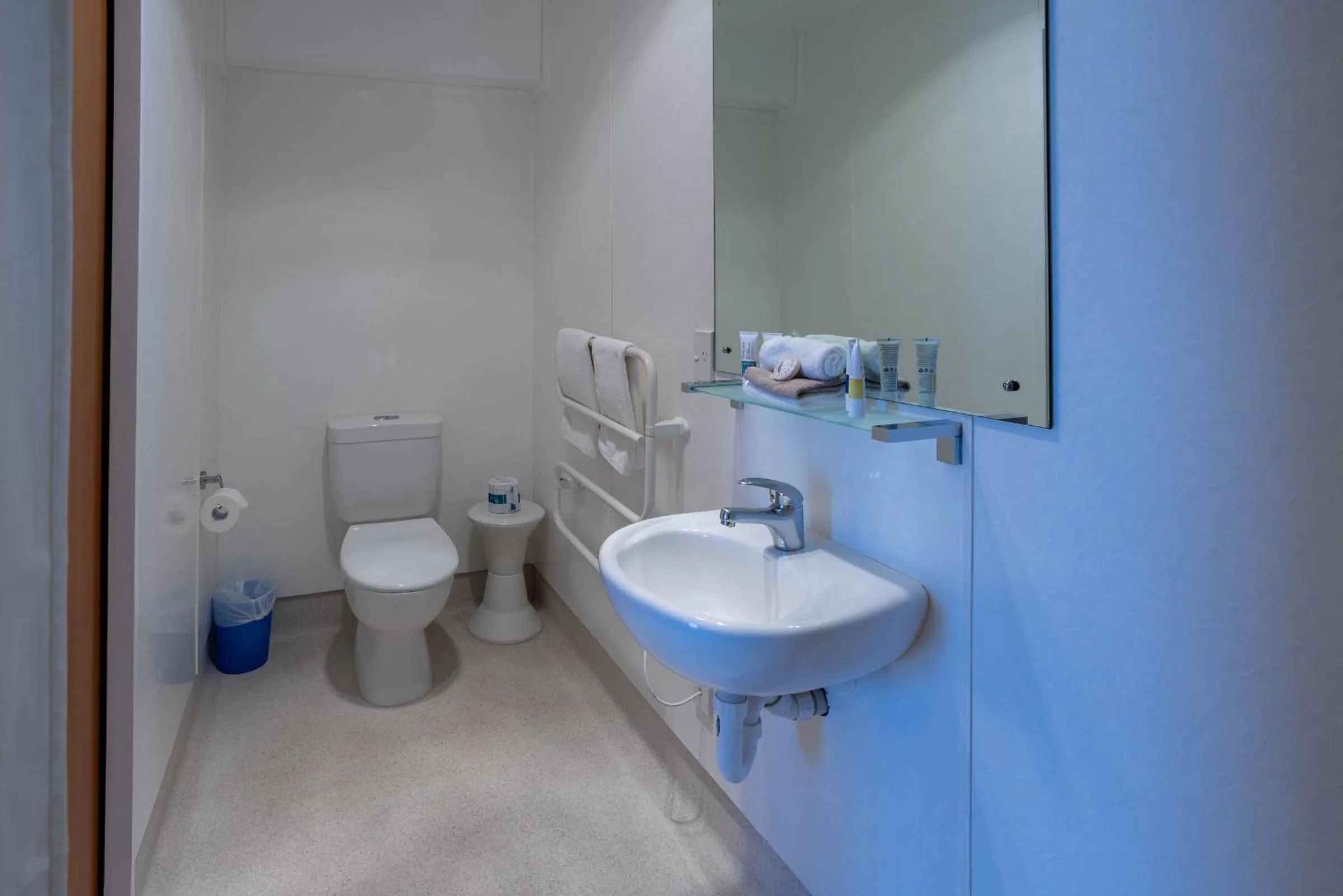 Toilet in Alpine Glacier Motel