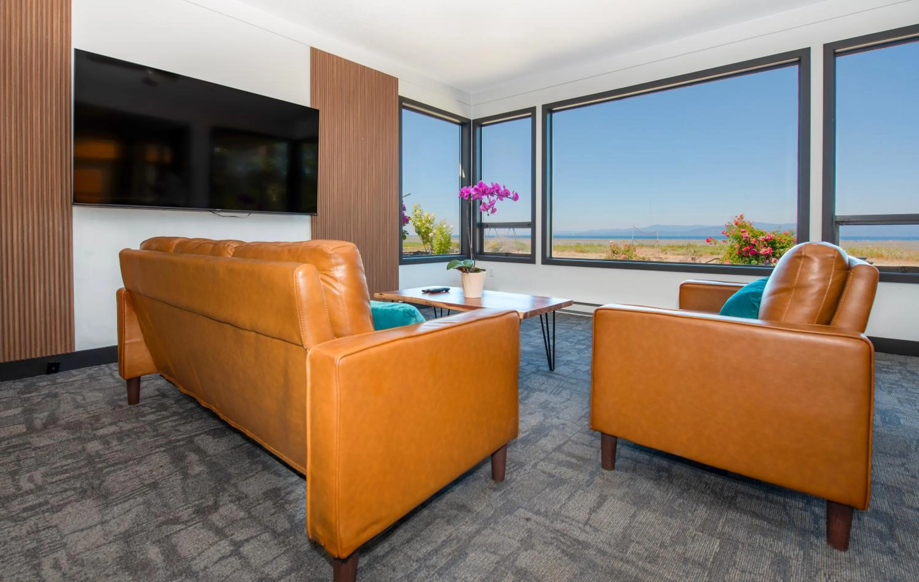 Communal lounge/ TV room in Sea Edge Beachside Hotel