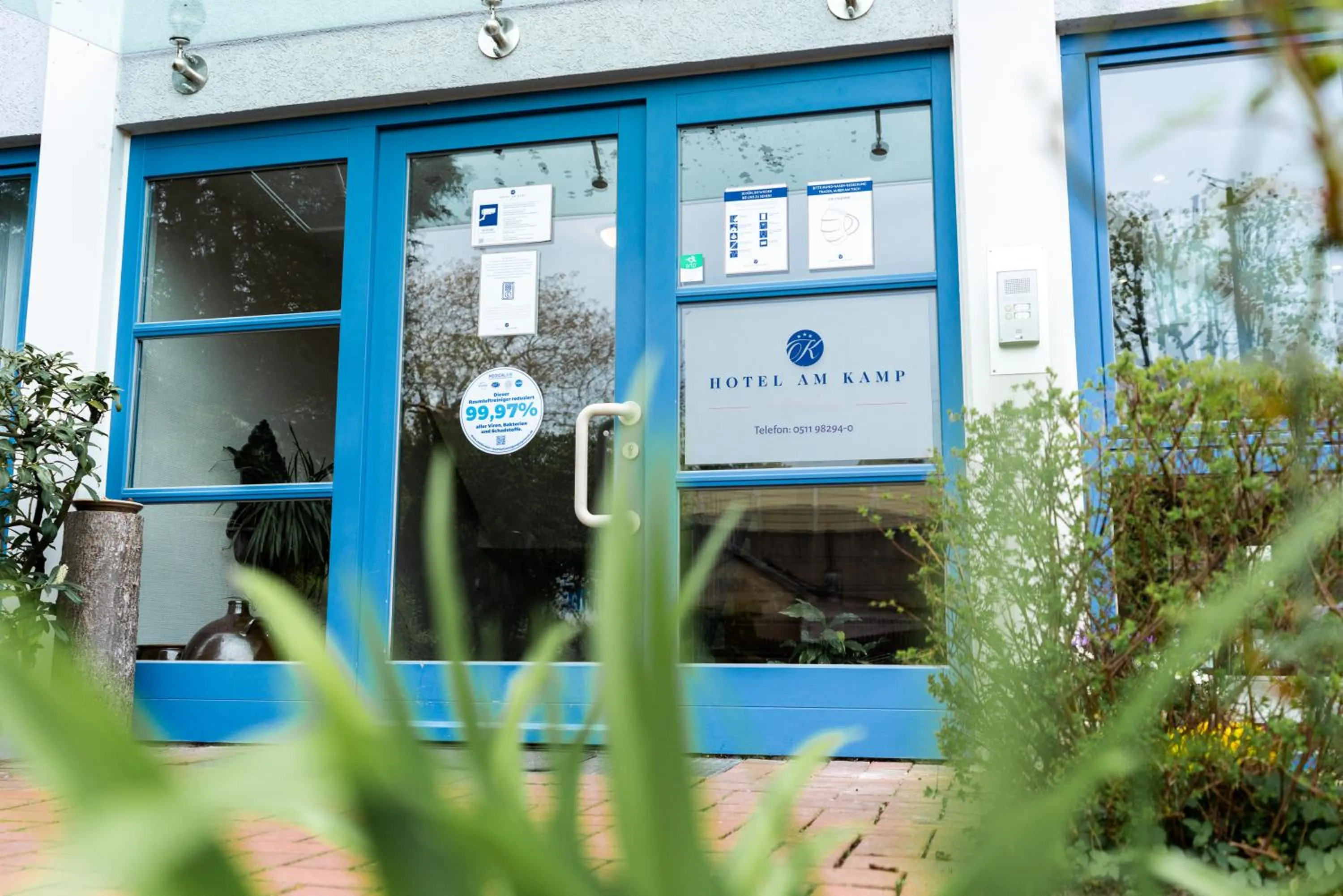 Facade/entrance in Hotel Am Kamp