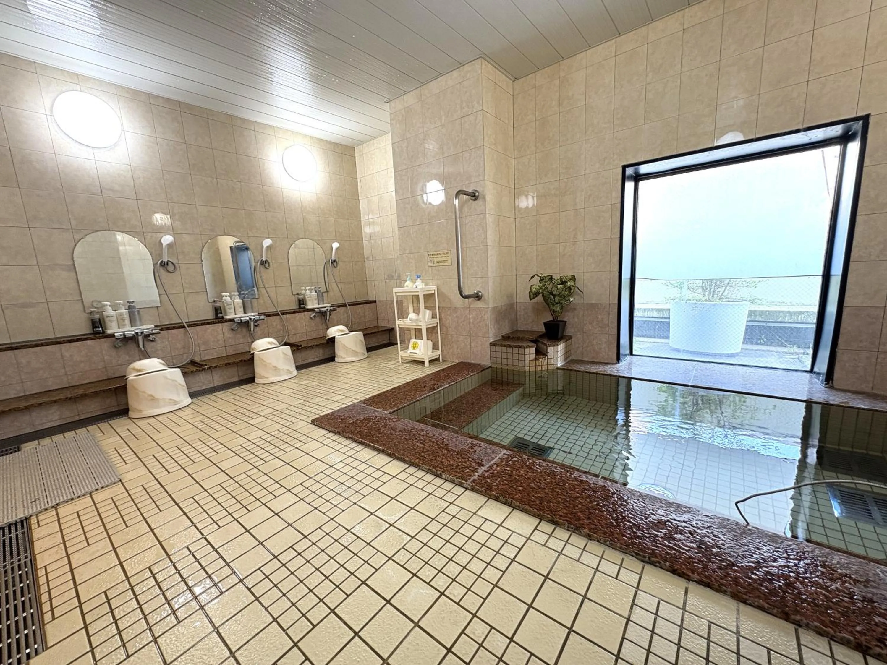 Public Bath in Hotel Route-Inn Niihama