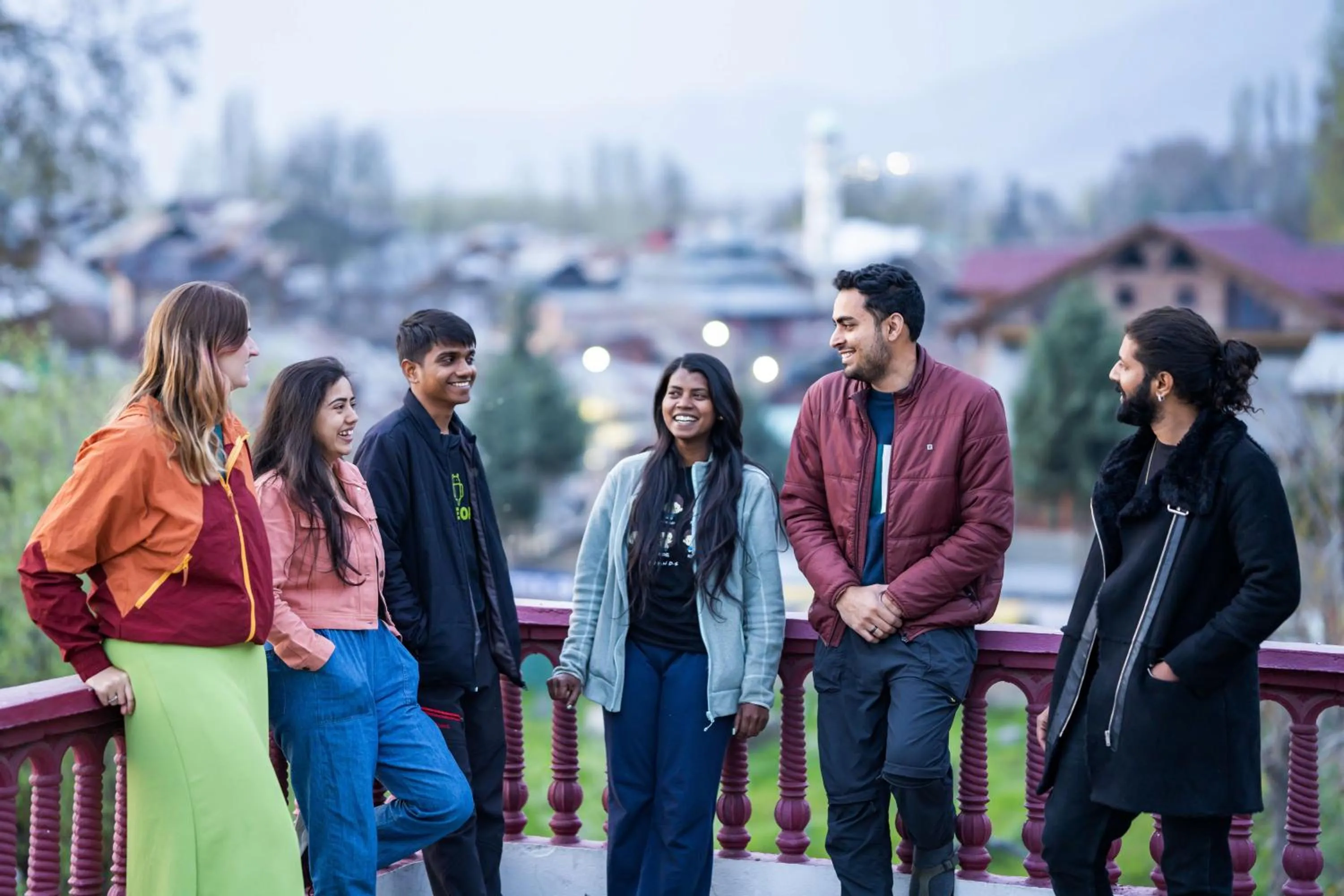 View (from property/room) in Zostel Srinagar