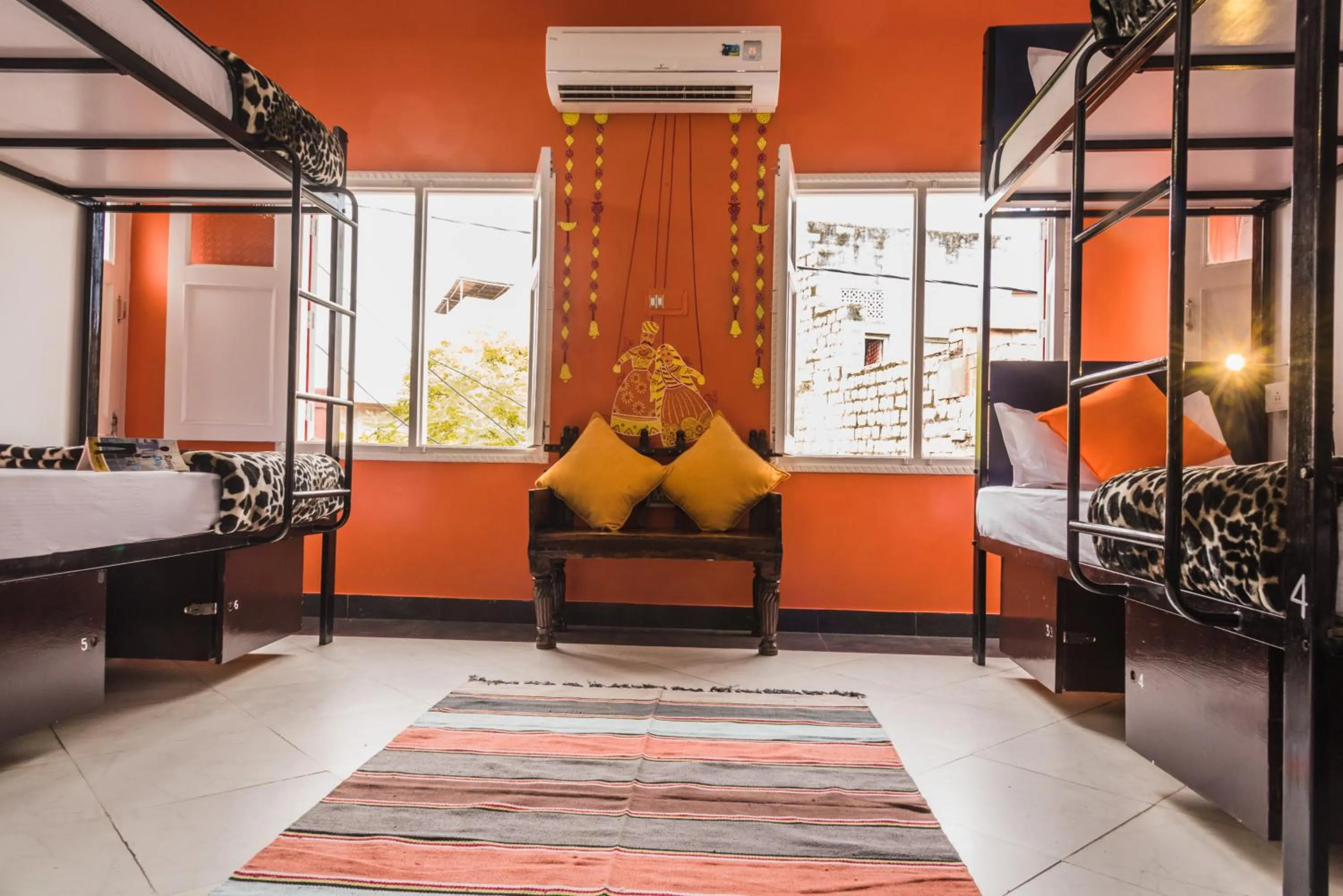 bunk bed, Bed in Zostel Jodhpur, Clock Tower