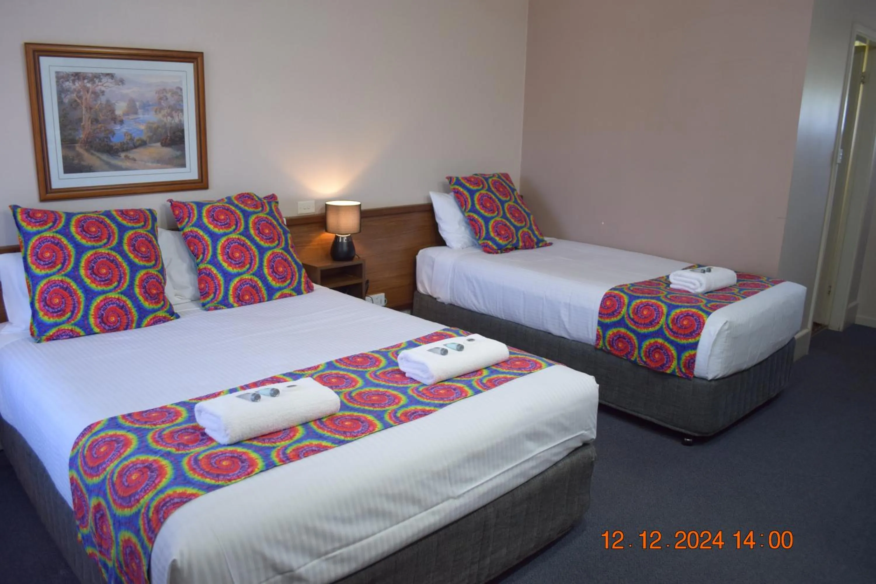 Bed in Taree Country Motel