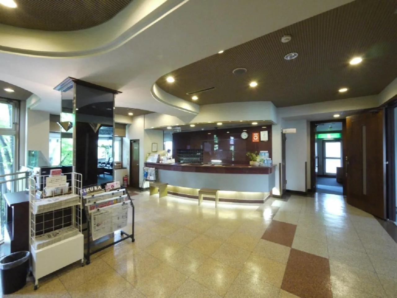 Lobby or reception in Hotel Route-Inn Ueda -Kokudou 18 Gou-