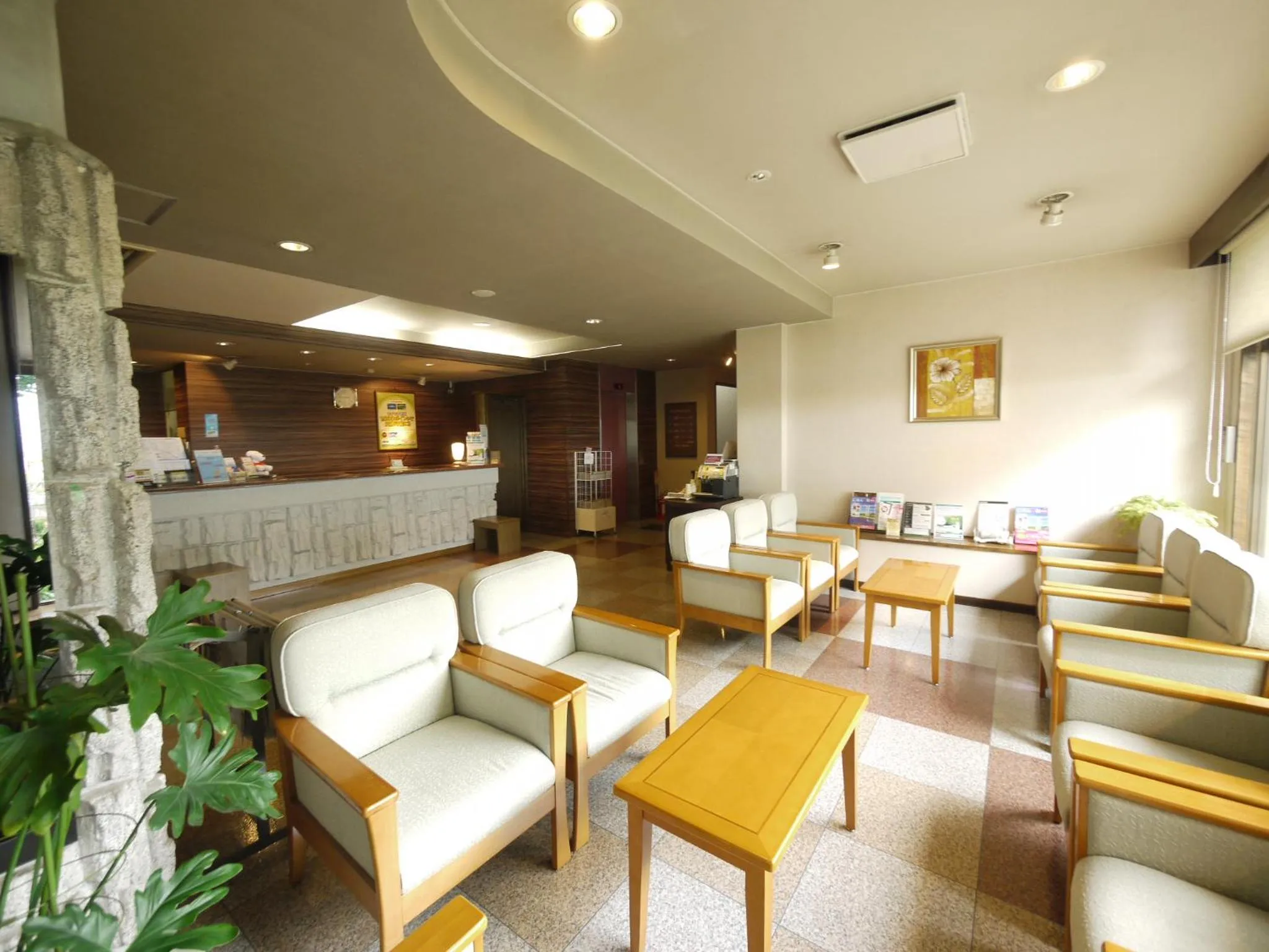Lobby or reception in Hotel Route-Inn Court Minami Alps
