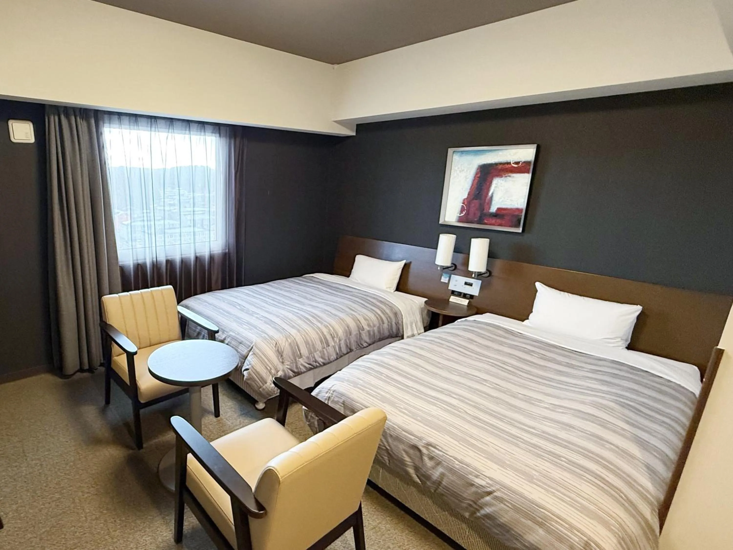 Photo of the whole room, Bed in Hotel Route-Inn Ichinoseki Inter