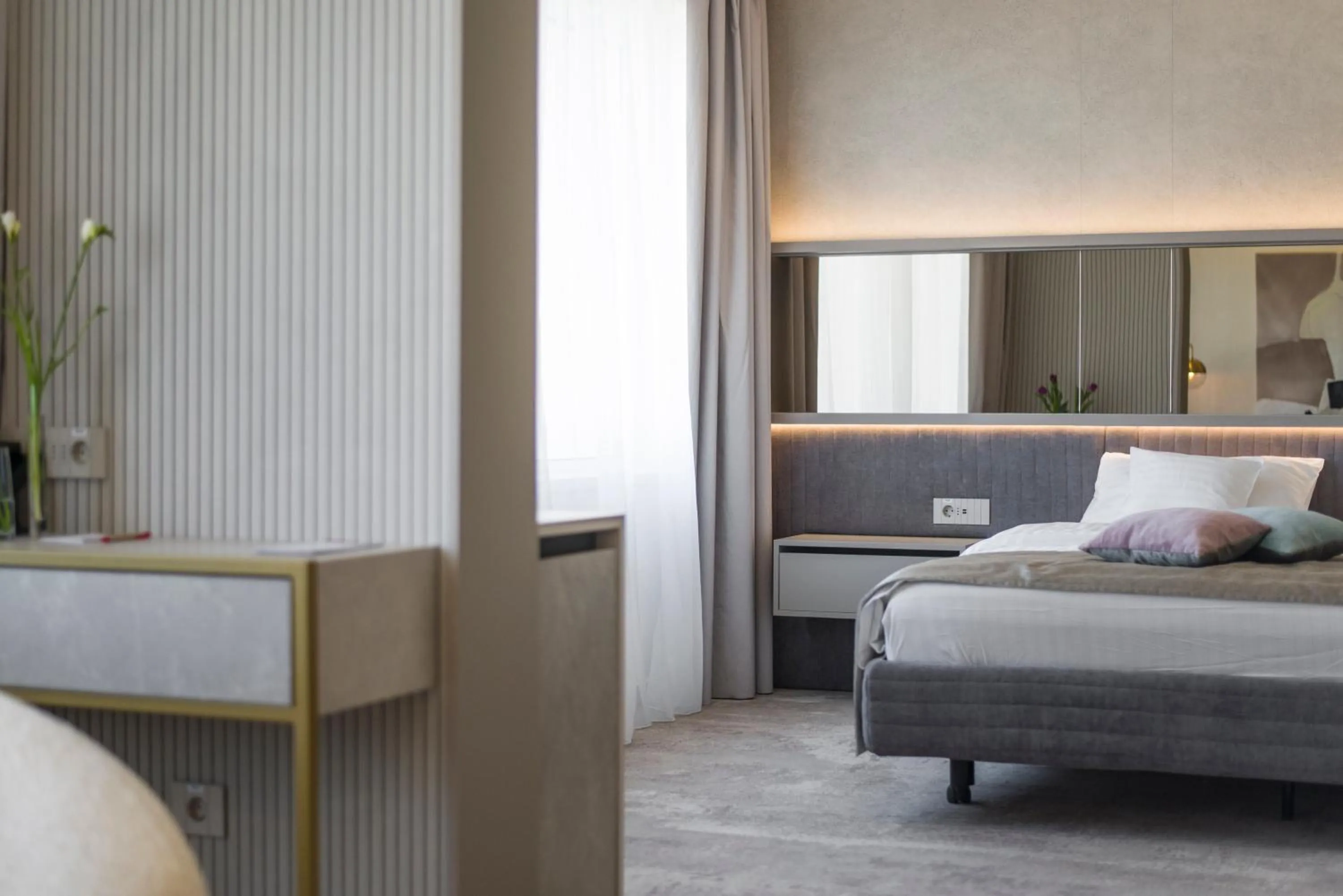 Bed in Hotel Continental