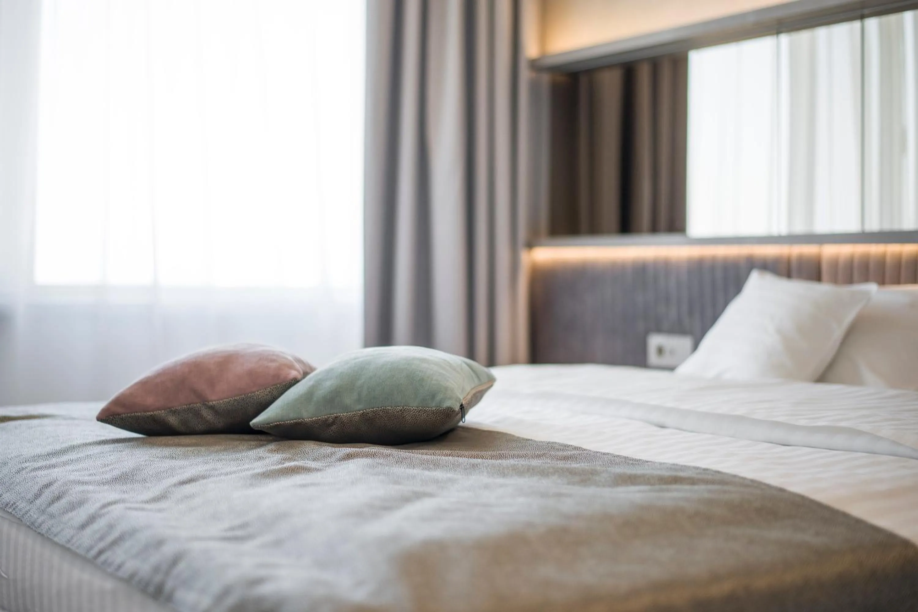 Bed in Hotel Continental