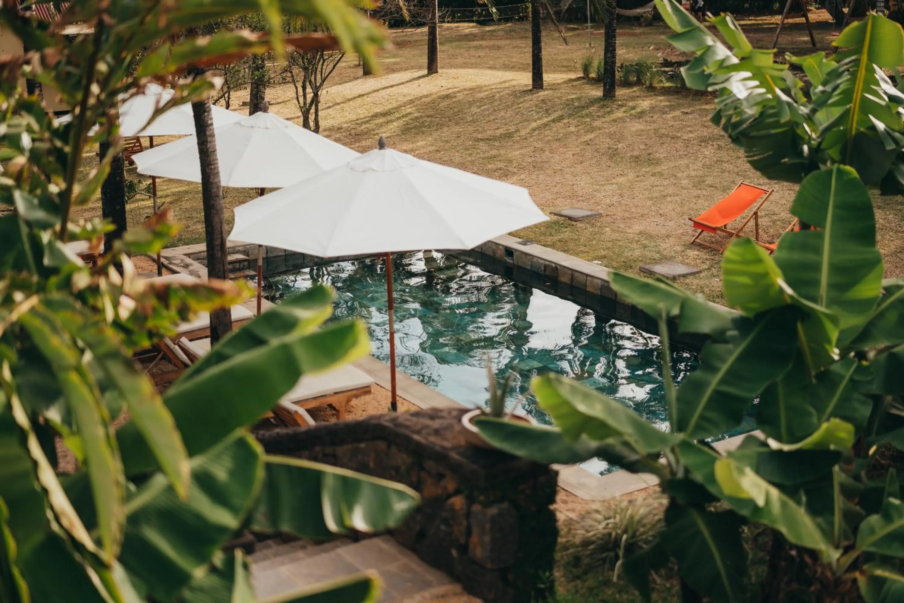 Pool view in Kaz'alala Hosted B&B