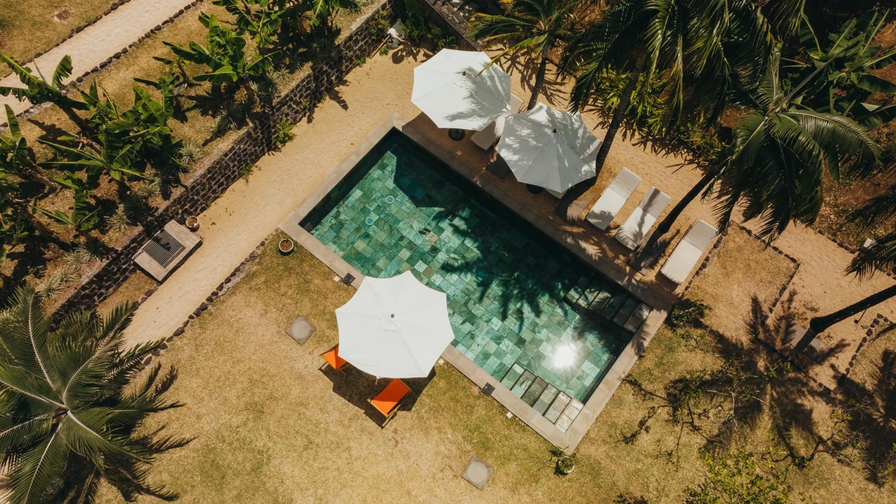 Pool view in Kaz'alala Hosted B&B