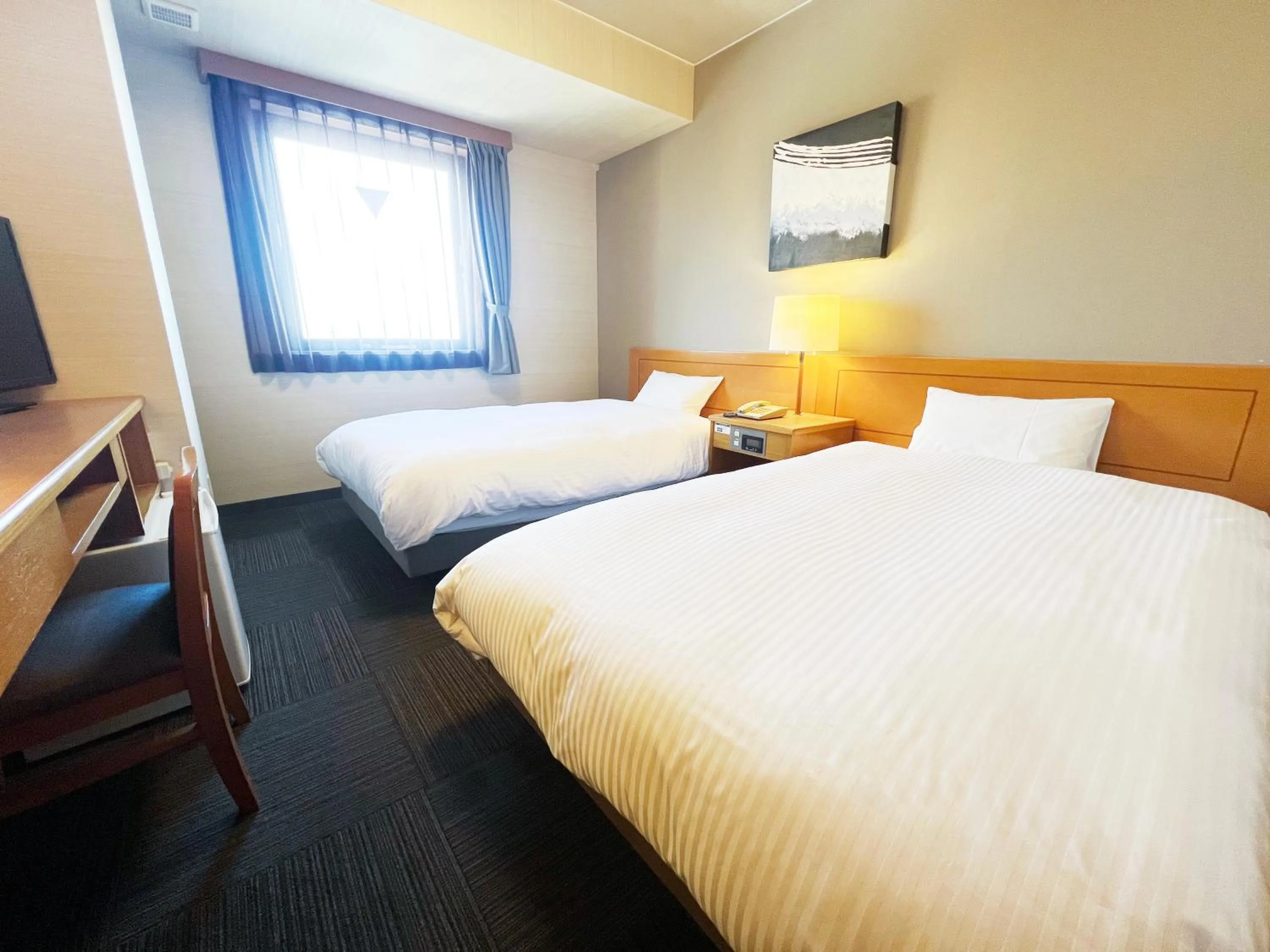 Photo of the whole room, Bed in Hotel Route-Inn Tsuruoka Inter