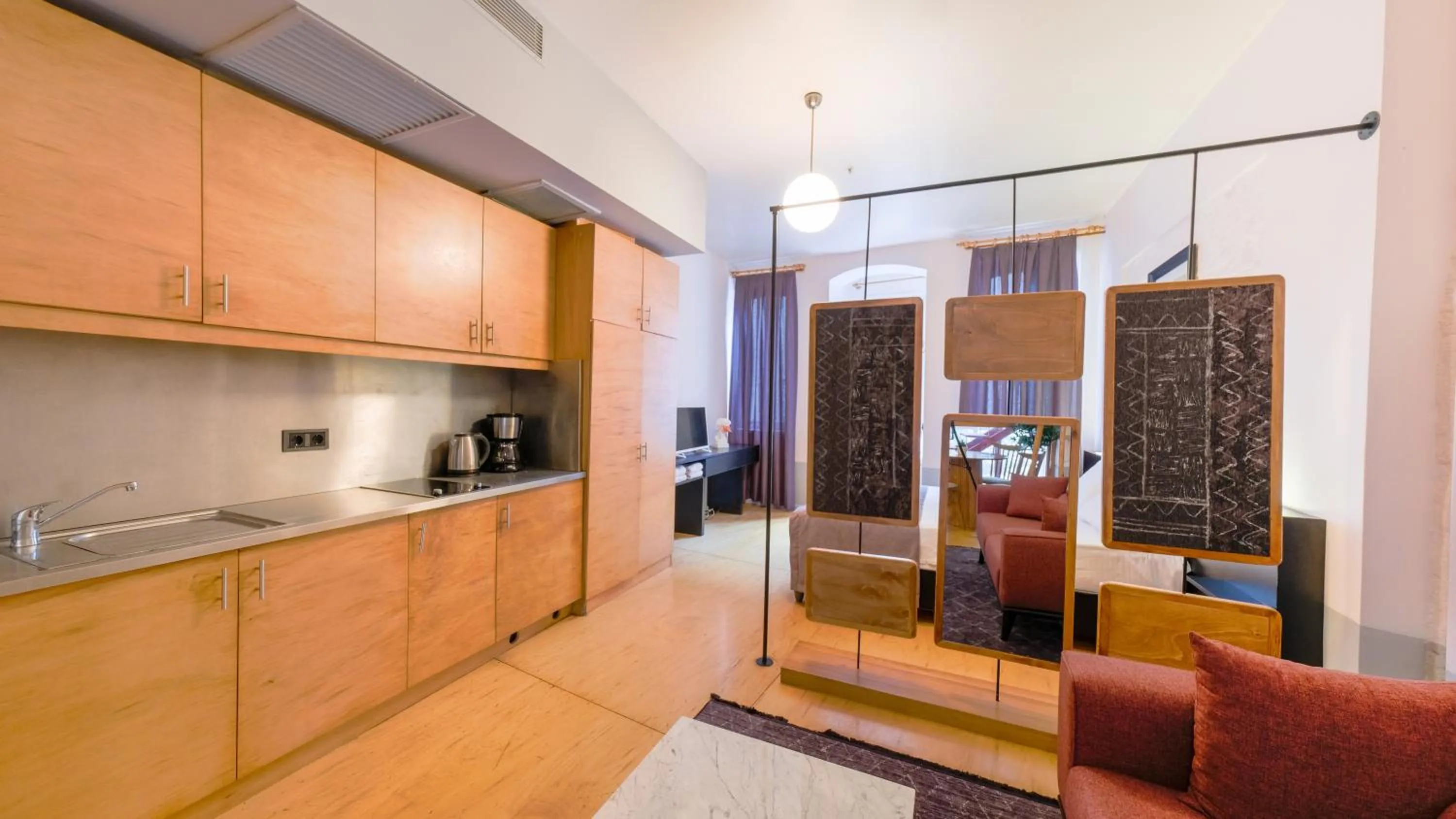 Kitchen or kitchenette in Mayer Loft Suites