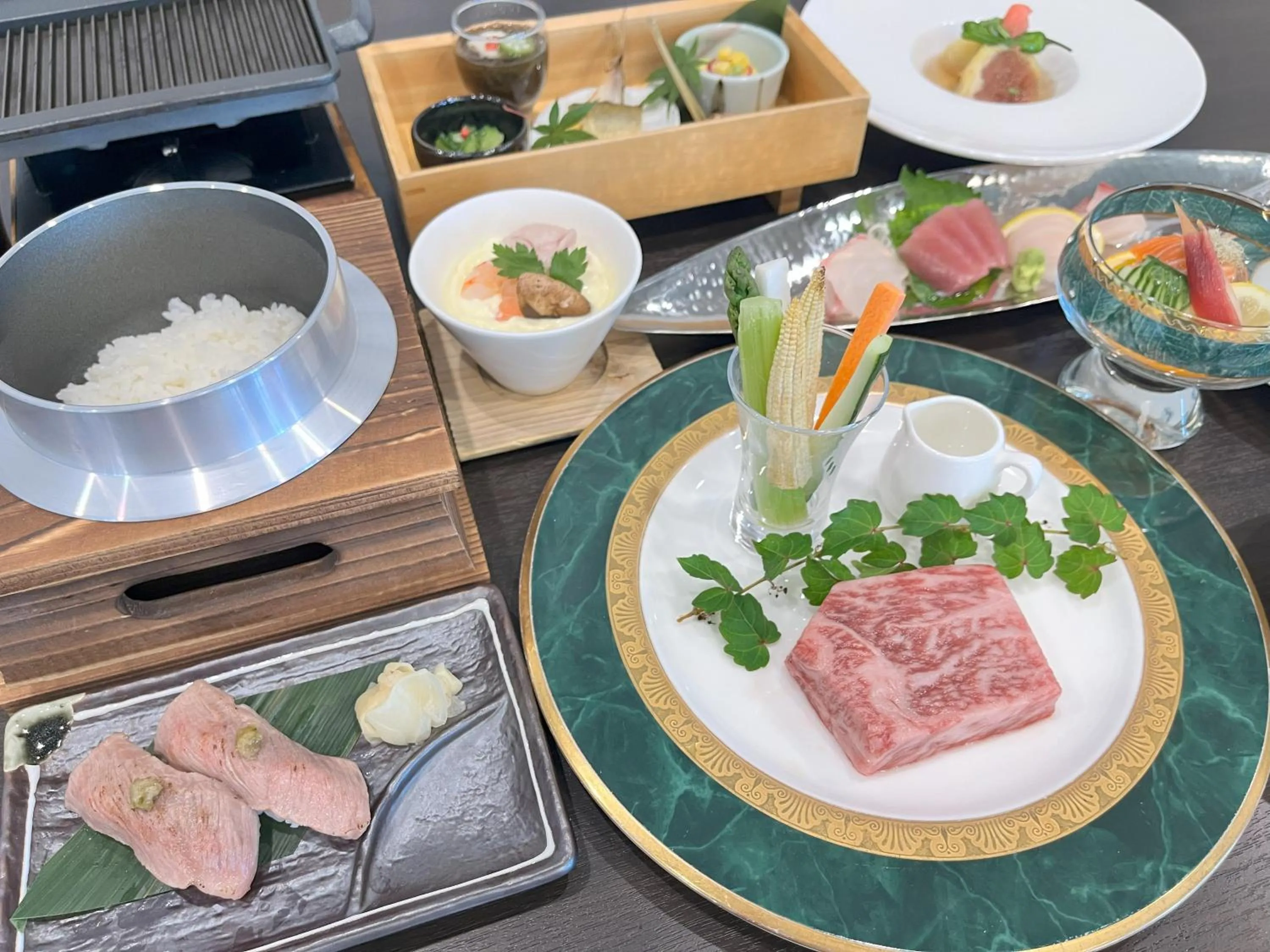 Food in Route Inn Grantia Aoshima Taiyokaku