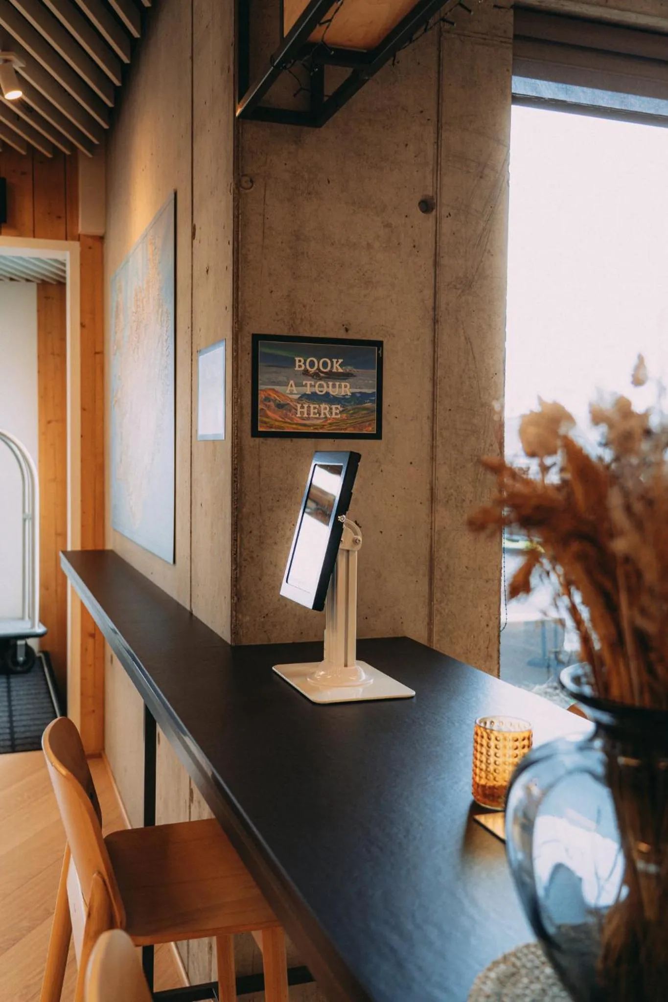 Lobby or reception in Landhotel