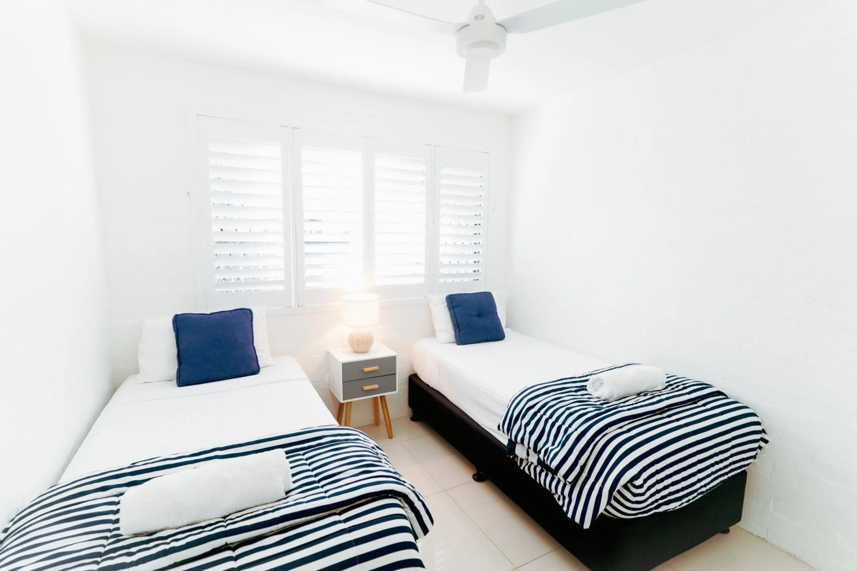 Bed in Myuna Holiday Apartments