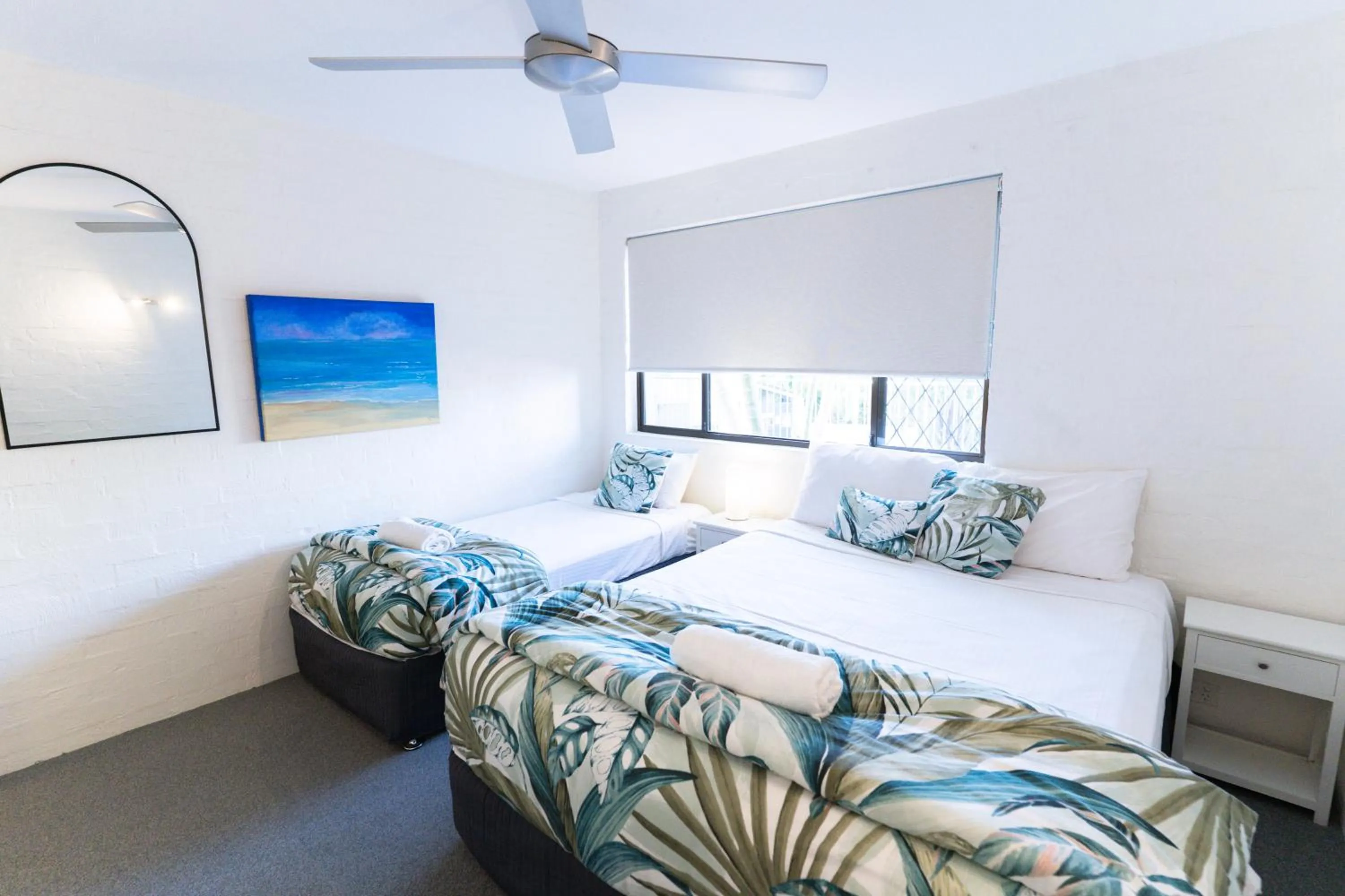 Bed in Myuna Holiday Apartments