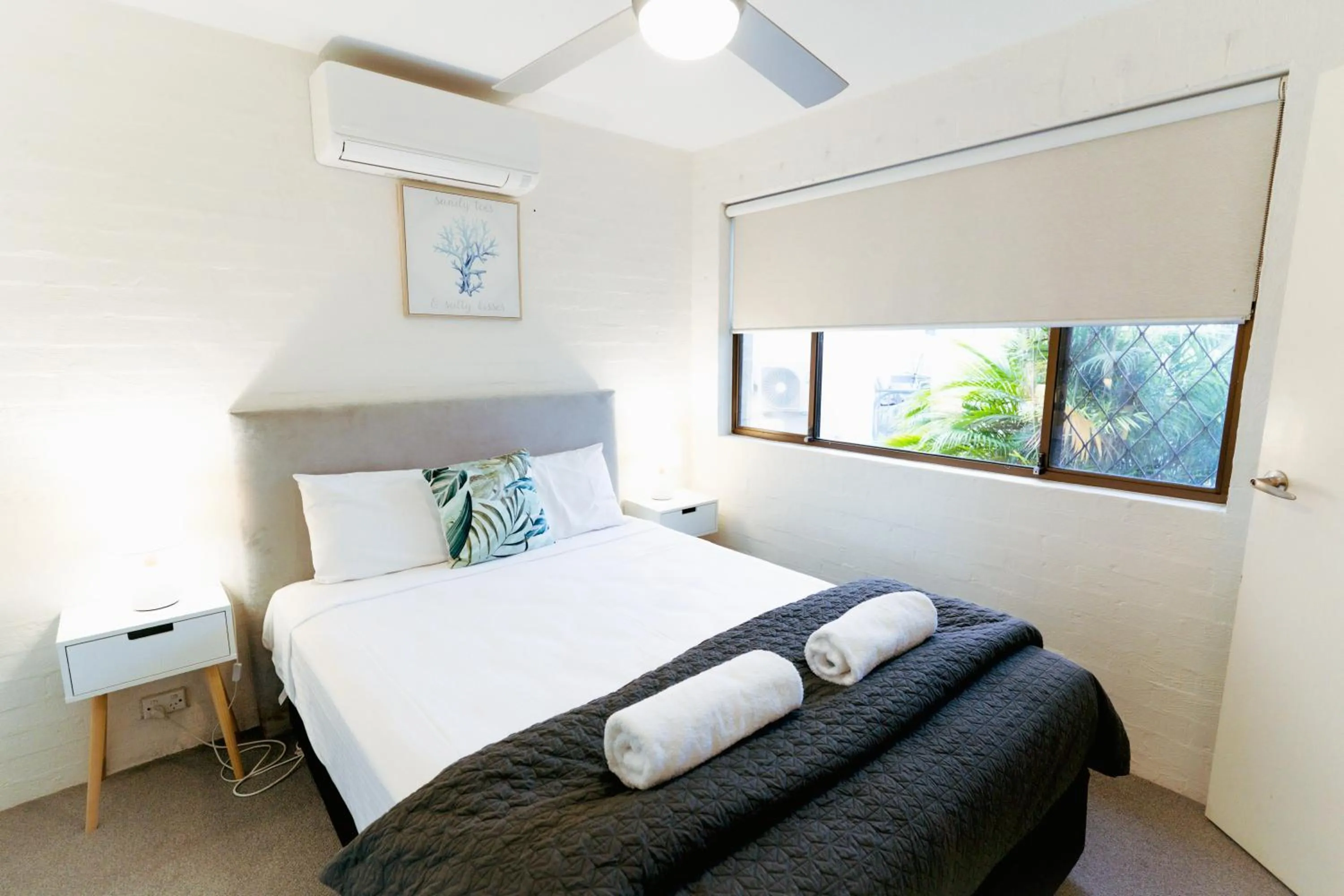 Bed in Myuna Holiday Apartments