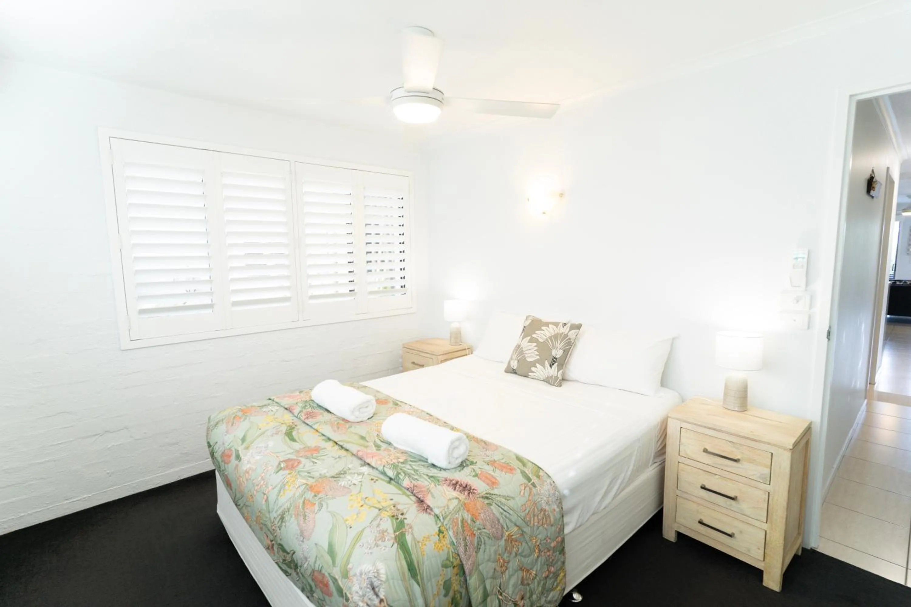 Bed in Myuna Holiday Apartments