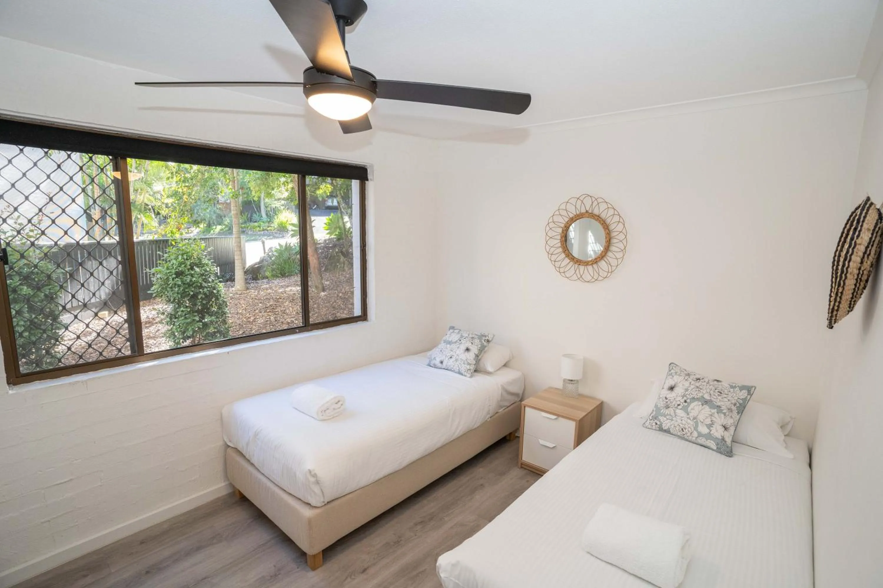 Bed in Myuna Holiday Apartments