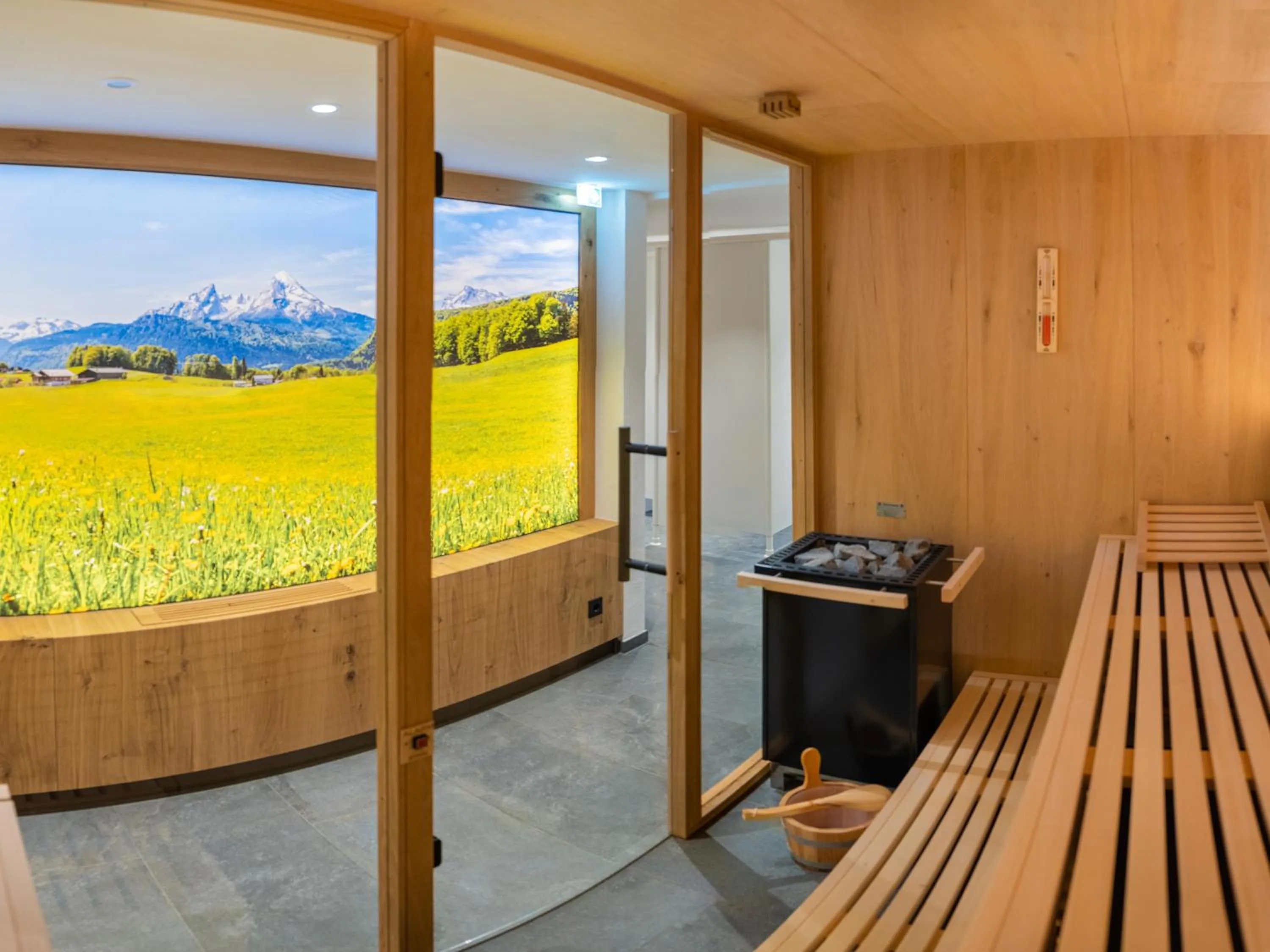 Sauna in Hotel Hanauerlehen - ruhige & zentrale Top-Lage - mit Schwimmbad, Sauna, Parkplätze & Café - bayerischer Familienbetrieb