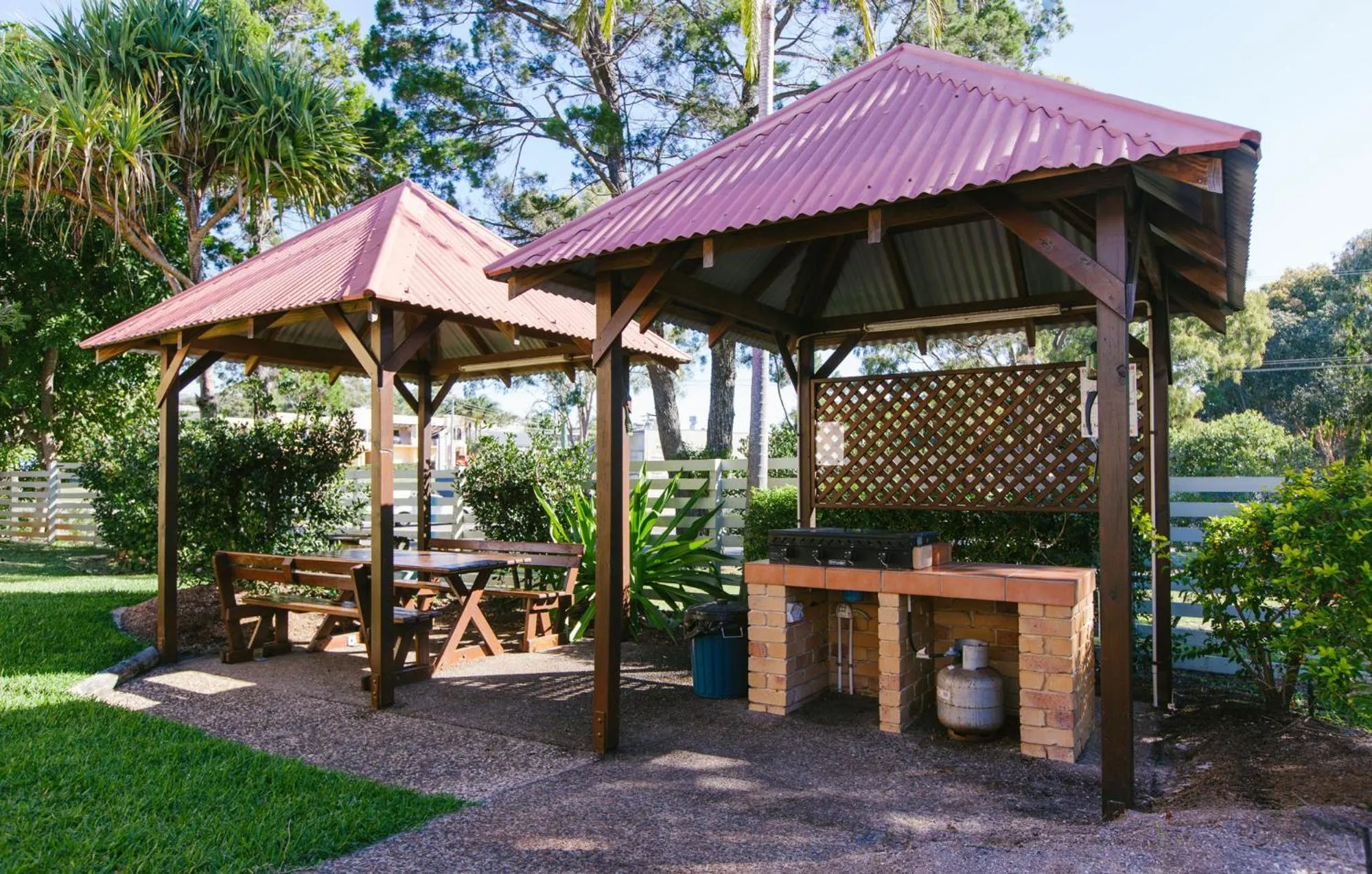 BBQ facilities in Rainbow Getaway Holiday Apartments