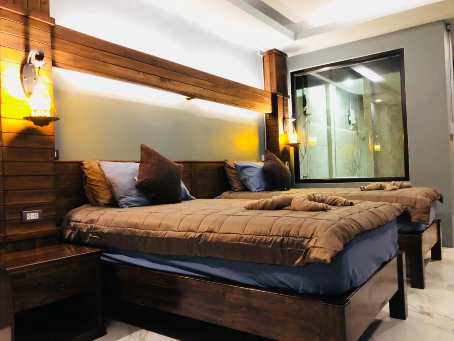 Bed in Suncliff Resort