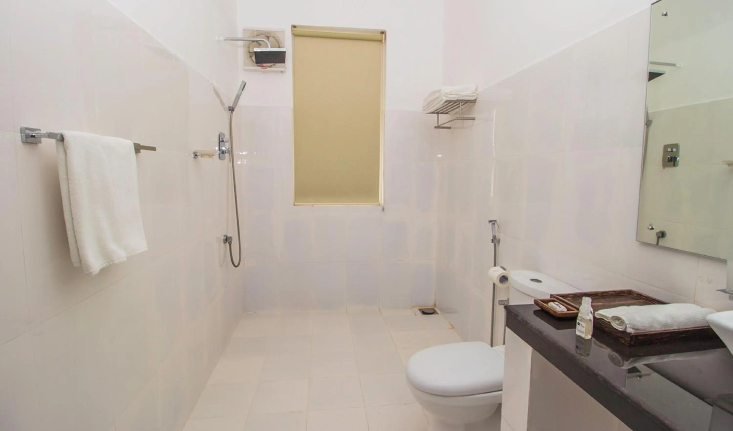 Shower in Pearl Royal Hotel, Colombo