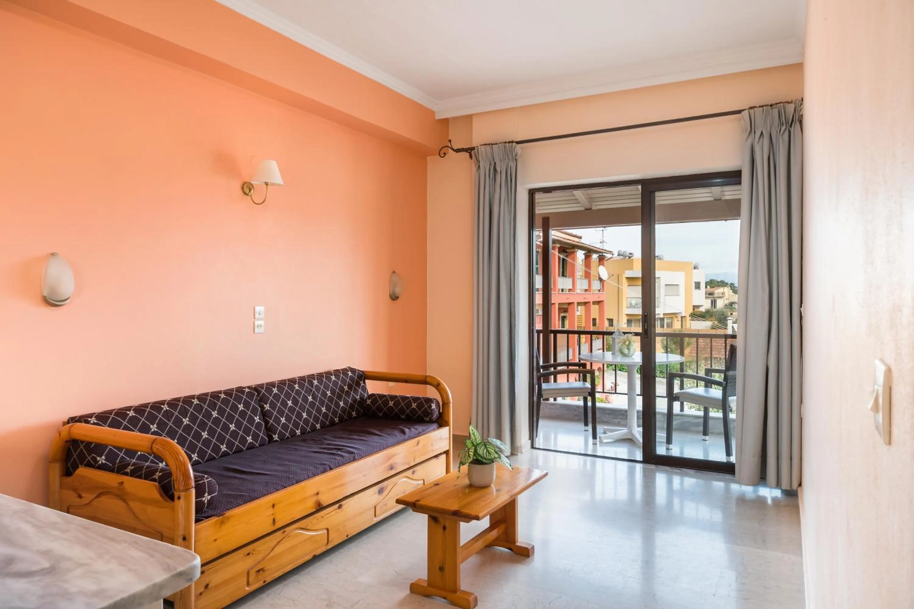 Balcony/Terrace in Marietta's Resort by Konnect, Gouvia Corfu