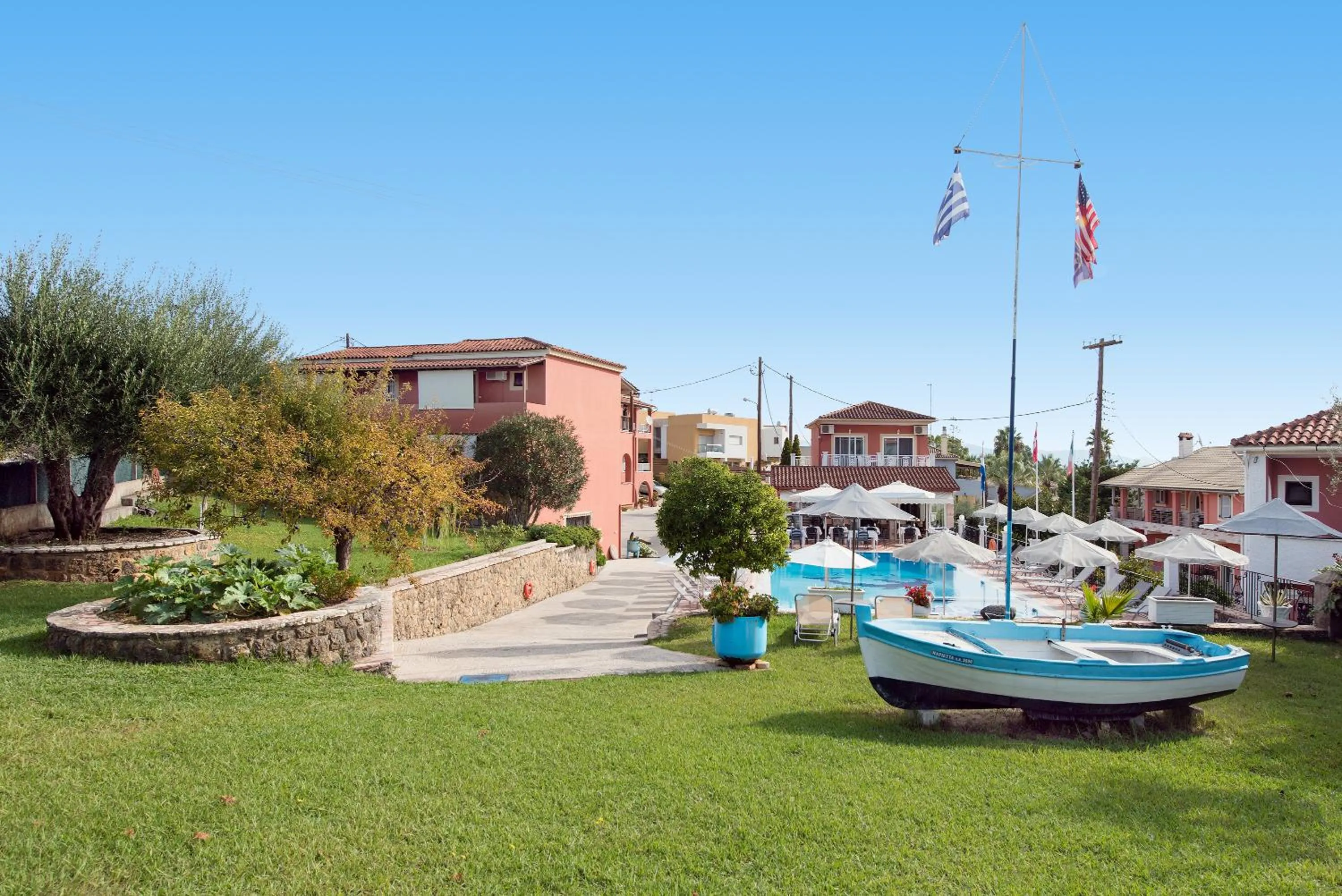 Natural landscape in Marietta's Resort by Konnect, Gouvia Corfu