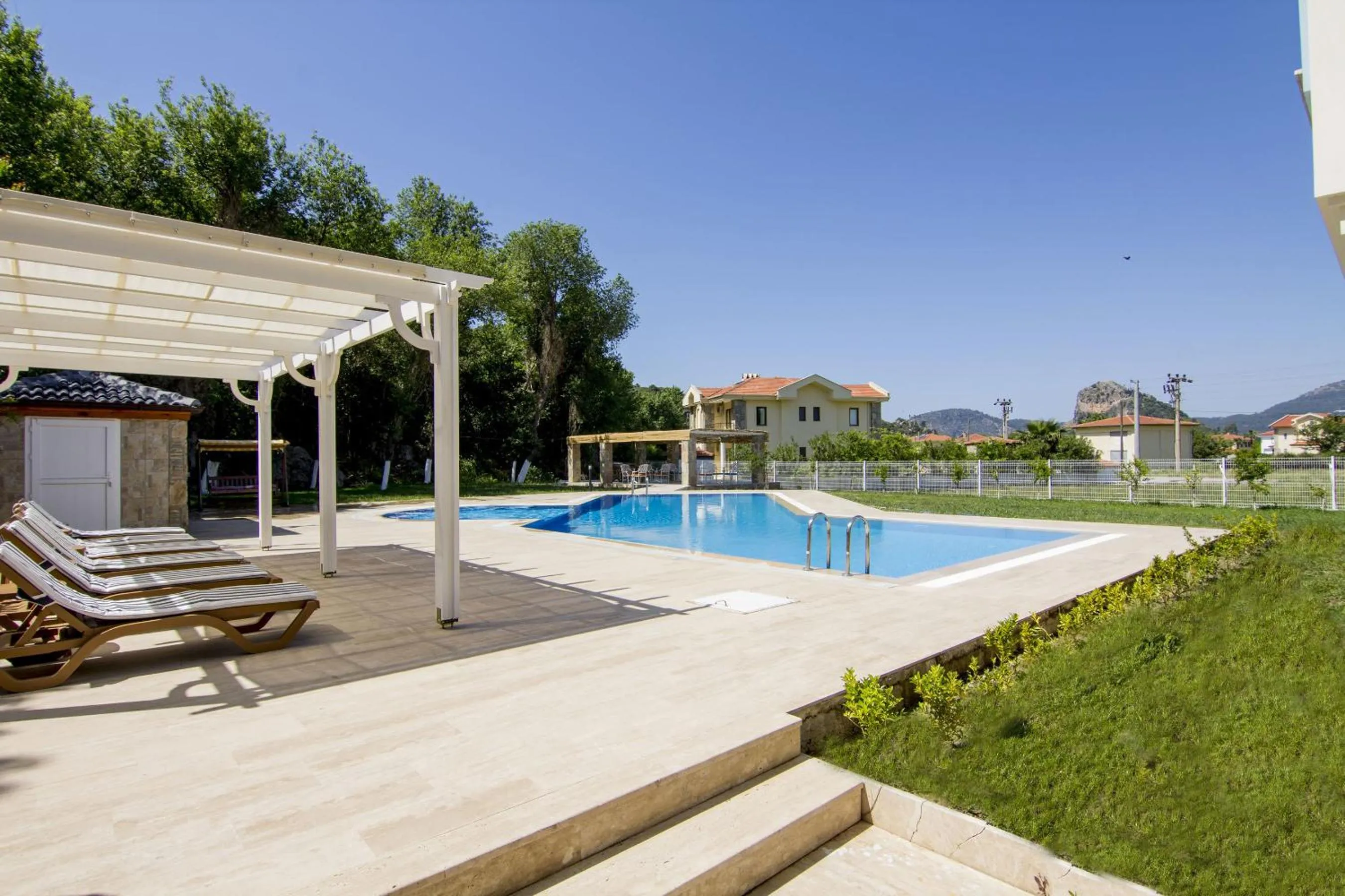Patio in Dalyan Basar Hotel