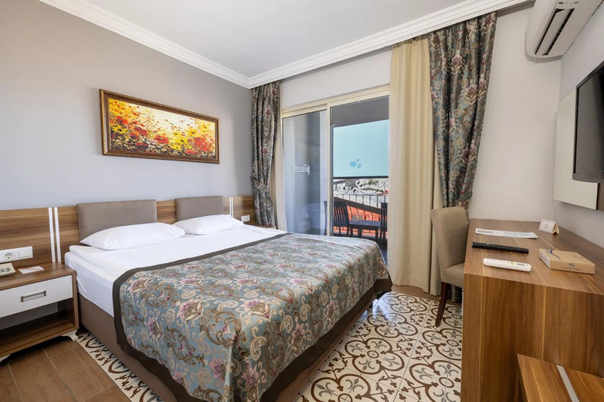 Bed in Crystal Aura Aqua Collection - Ultimate All Inclusive