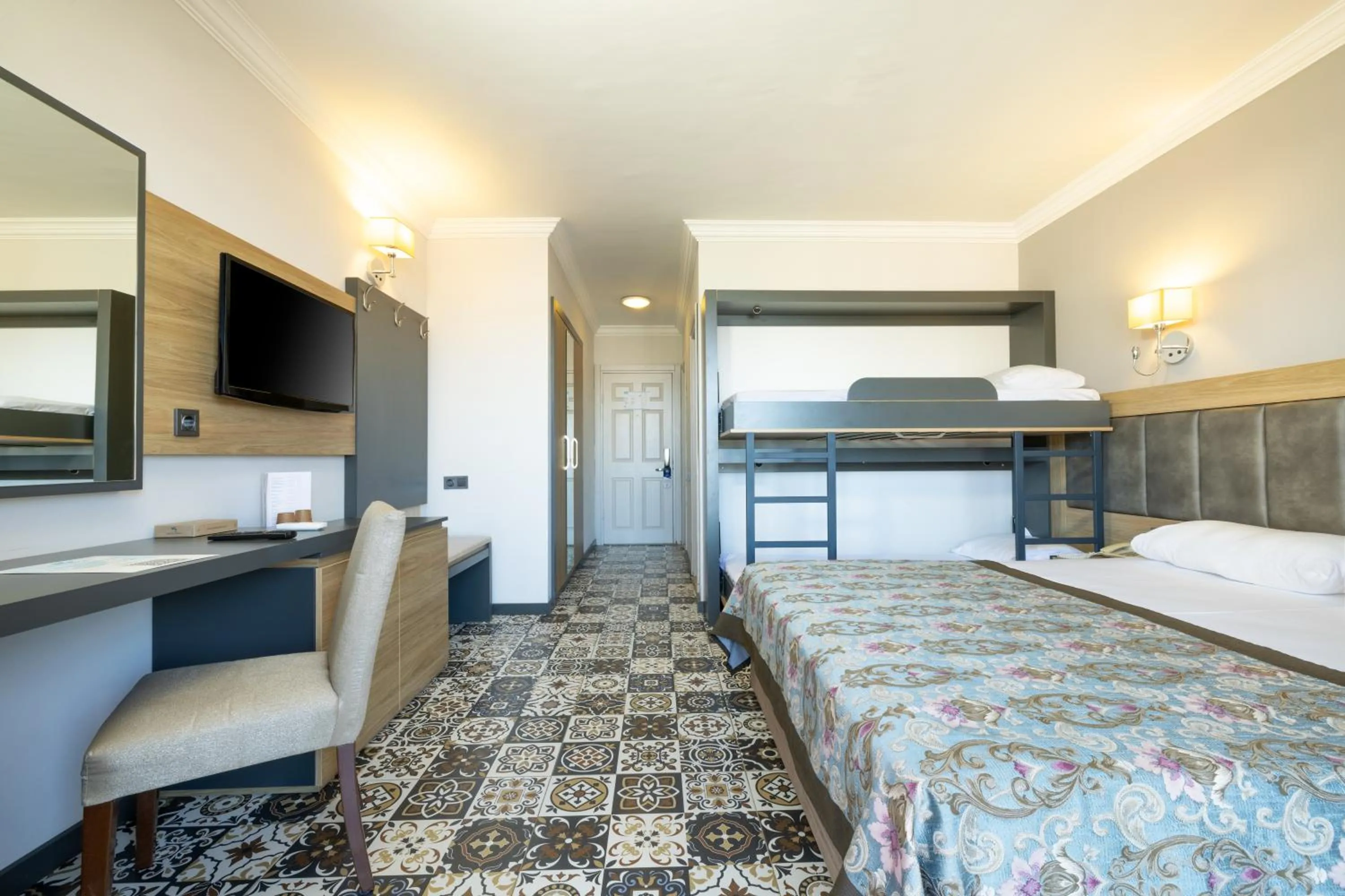 Bed in Crystal Aura Aqua Collection - Ultimate All Inclusive