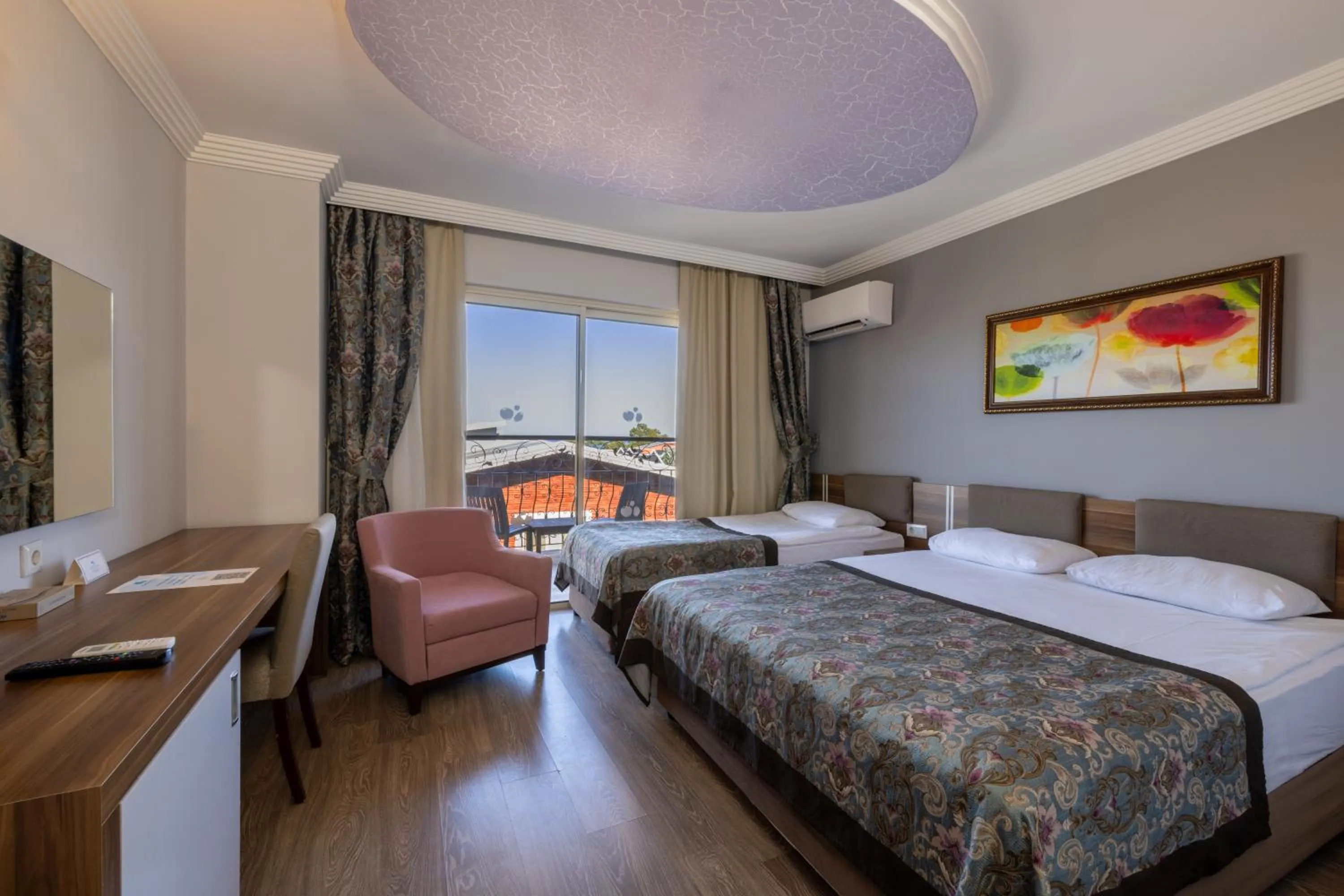 Bed in Crystal Aura Aqua Collection - Ultimate All Inclusive