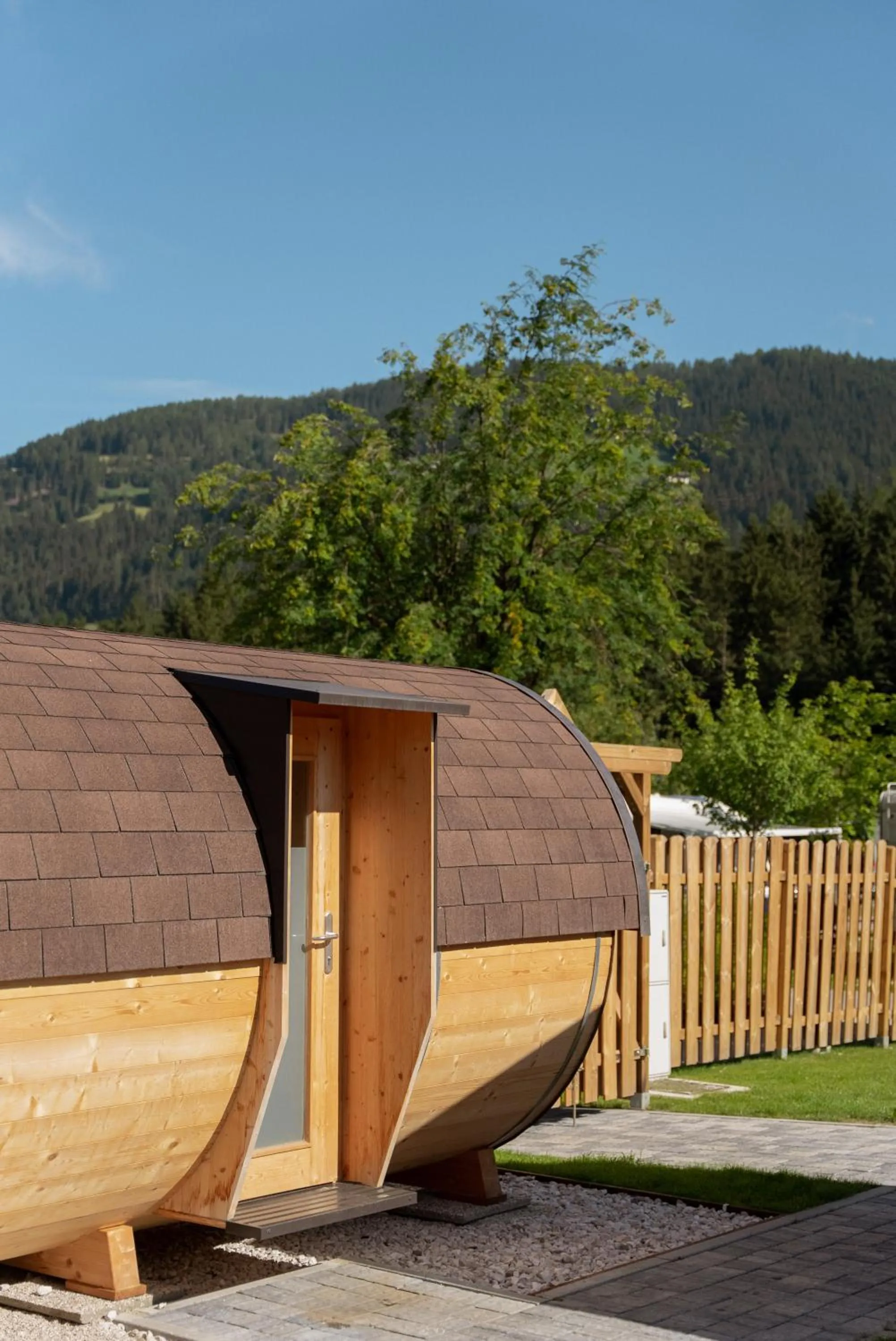 Natural landscape in Camping Olympia