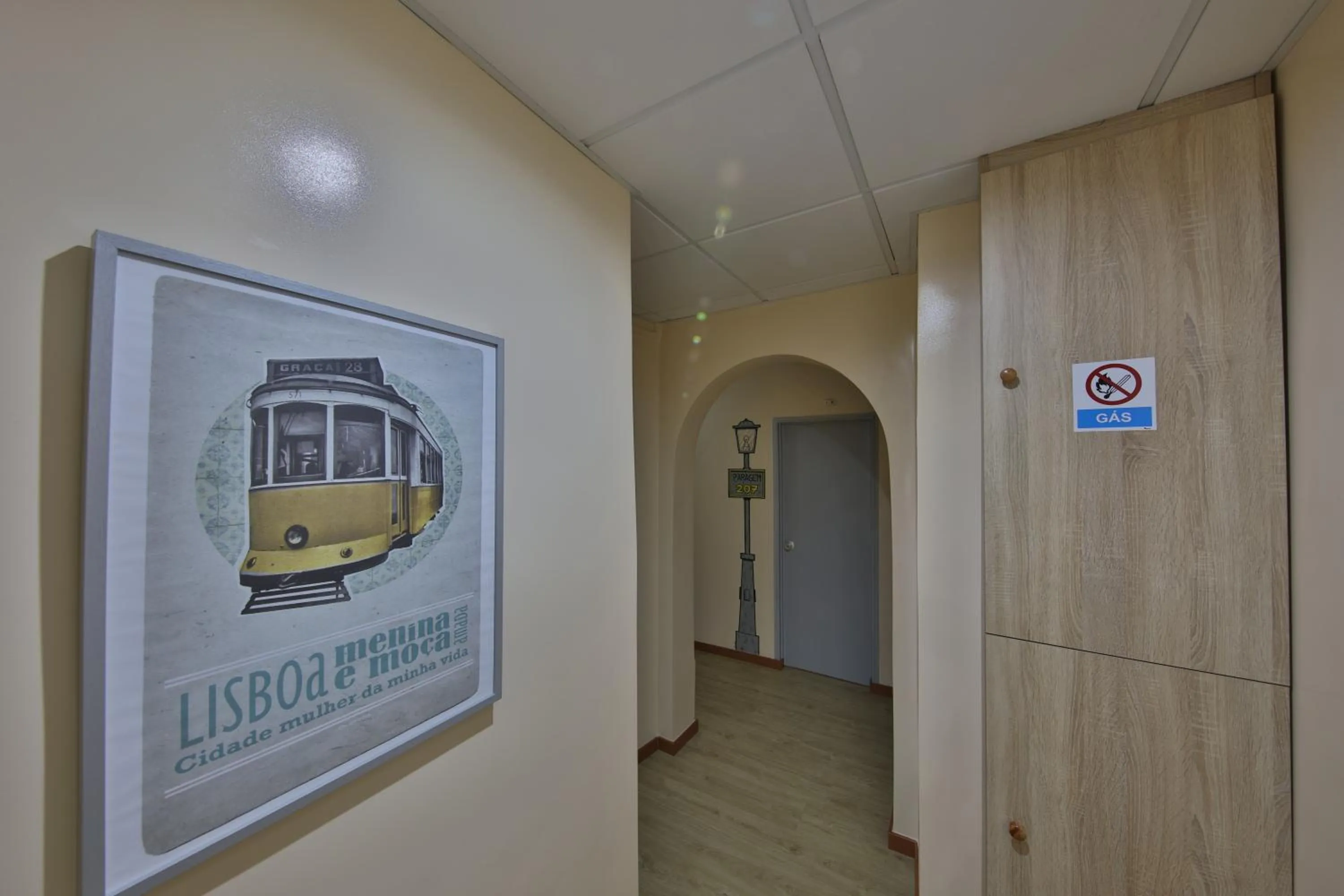 Decorative detail in O Elétrico Guesthouse