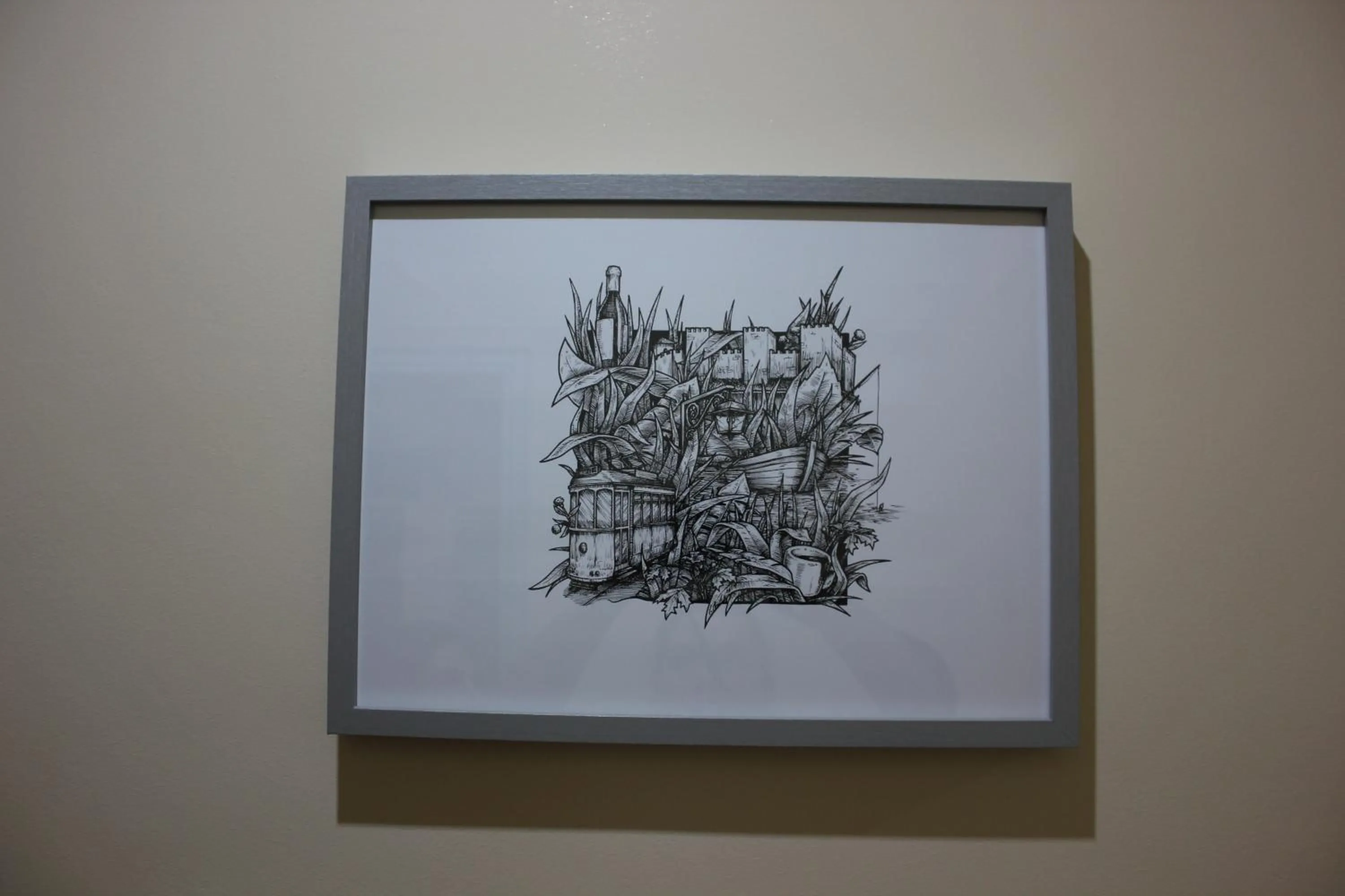 Decorative detail in O Elétrico Guesthouse