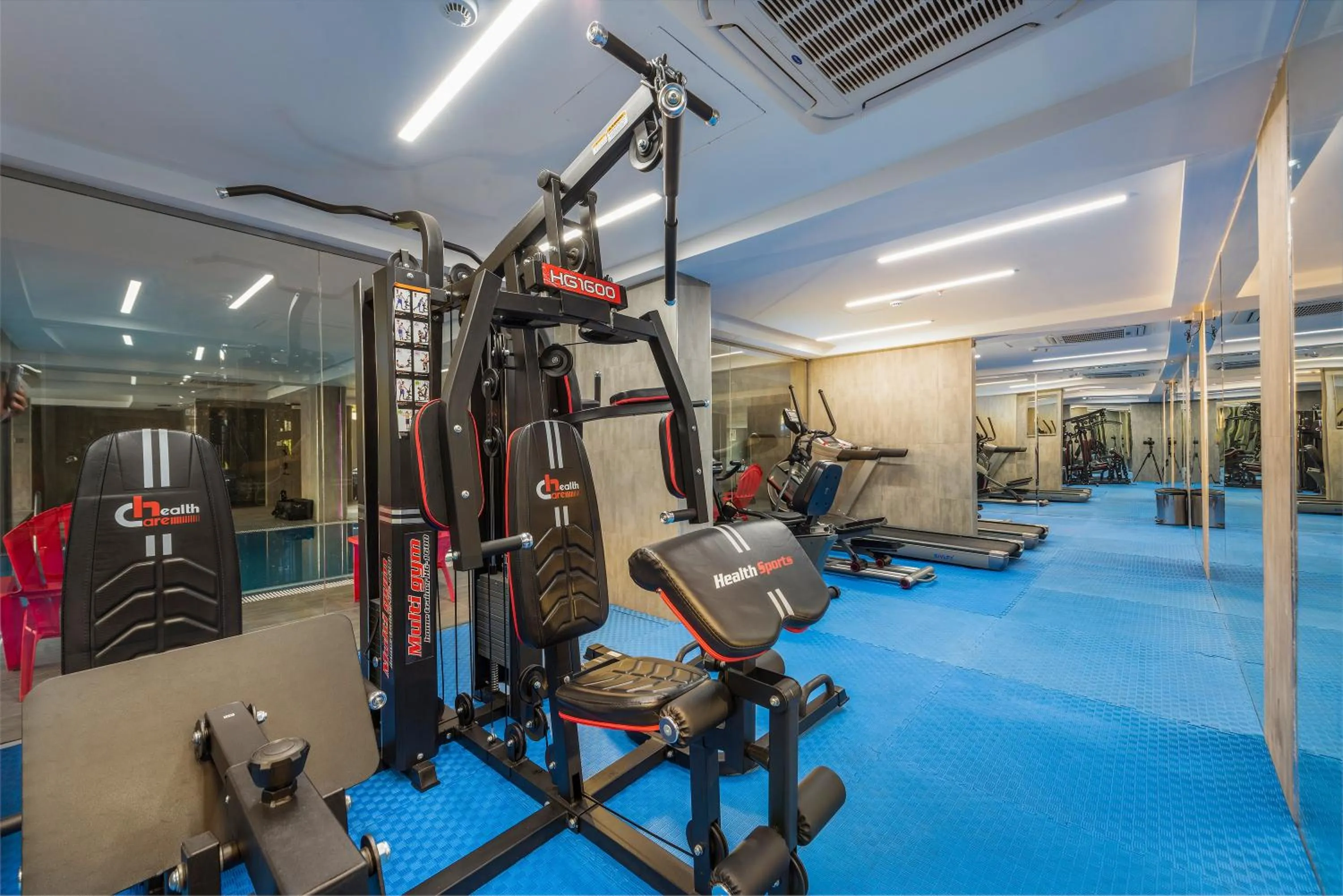 Fitness centre/facilities in Blue inn Boutique