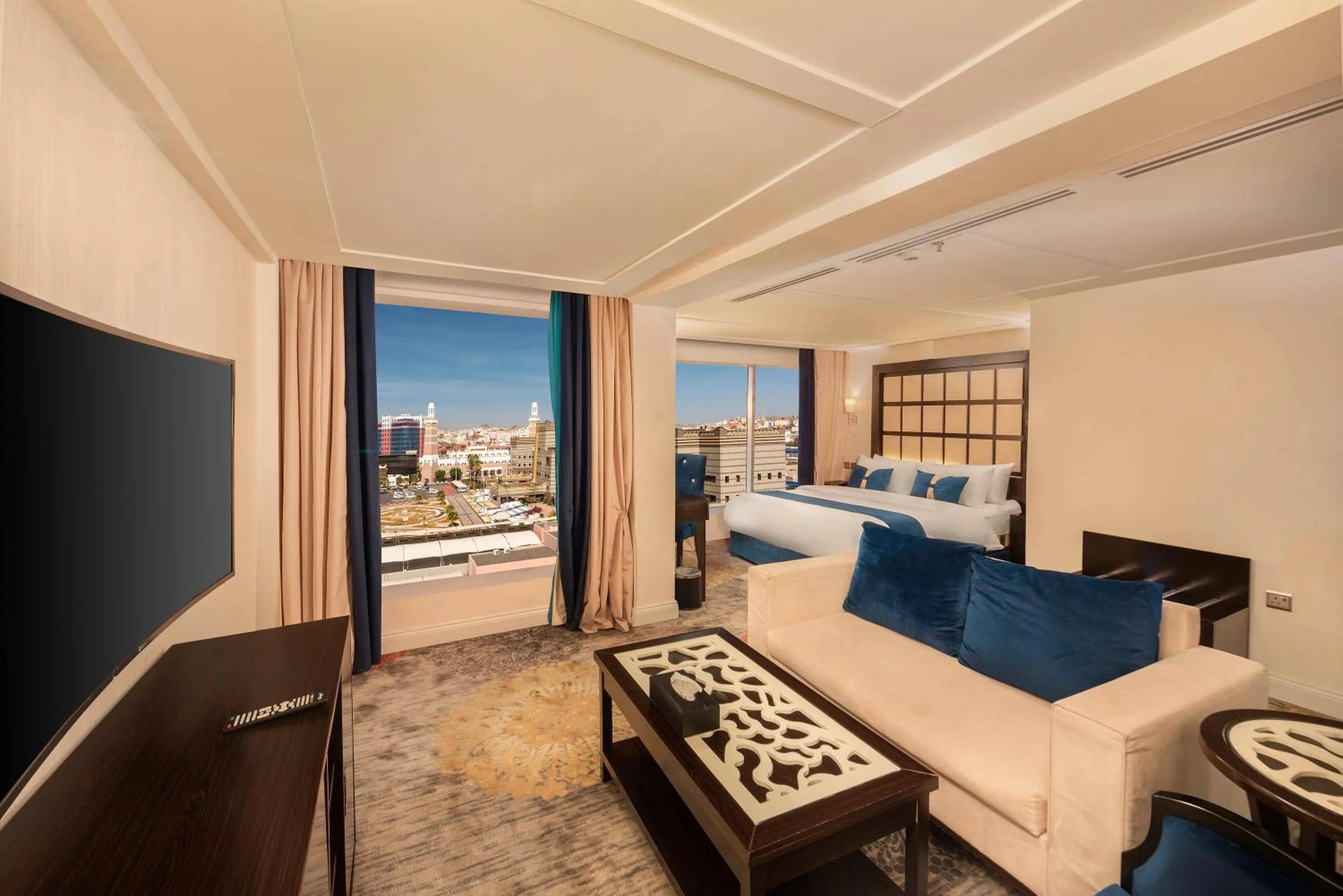 Seating area in Blue inn Boutique