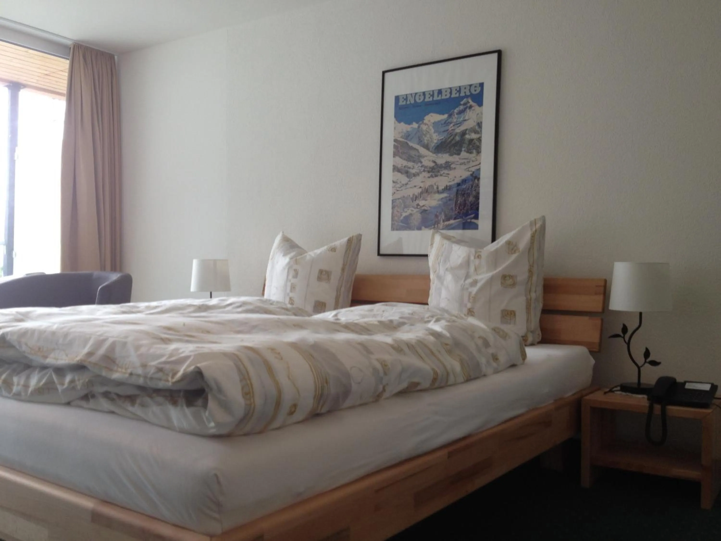 Bed in Hotel Hahnenblick