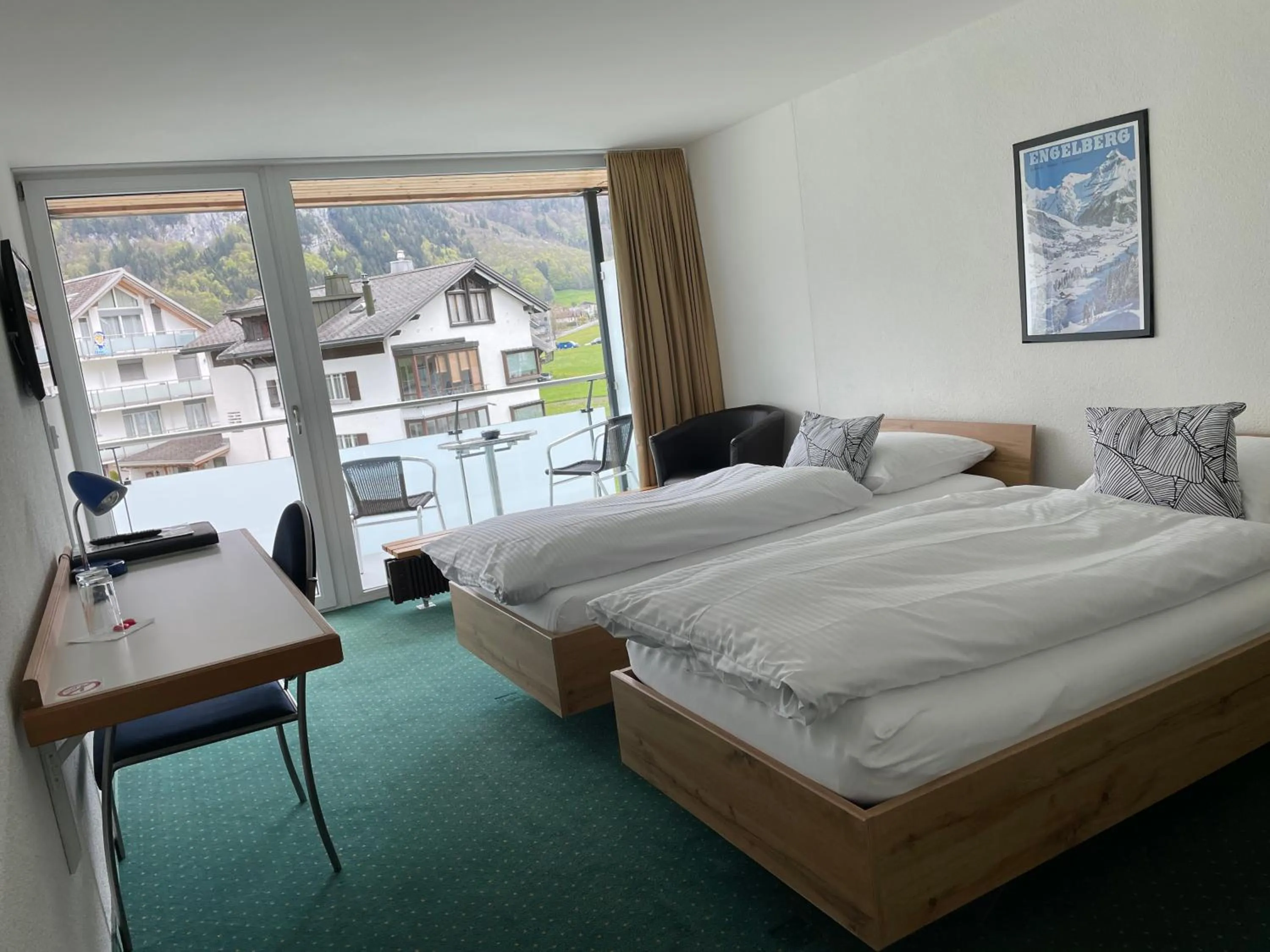 Bed in Hotel Hahnenblick