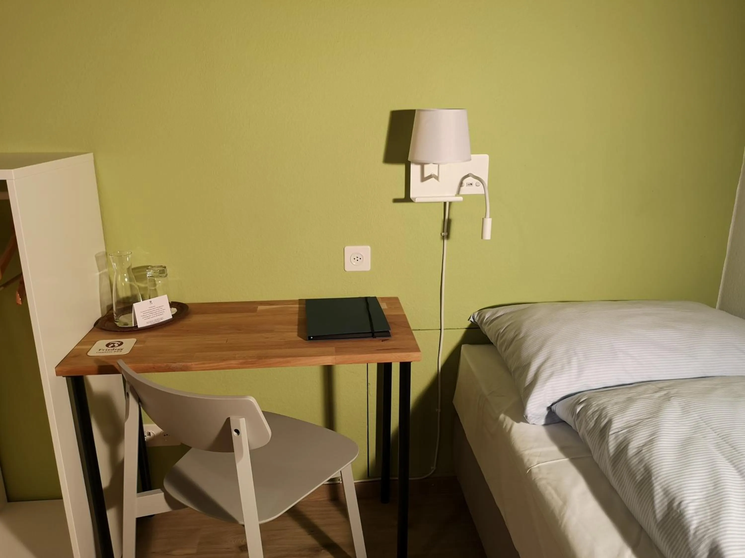 Seating area, Bed in Gasthaus Friedegg