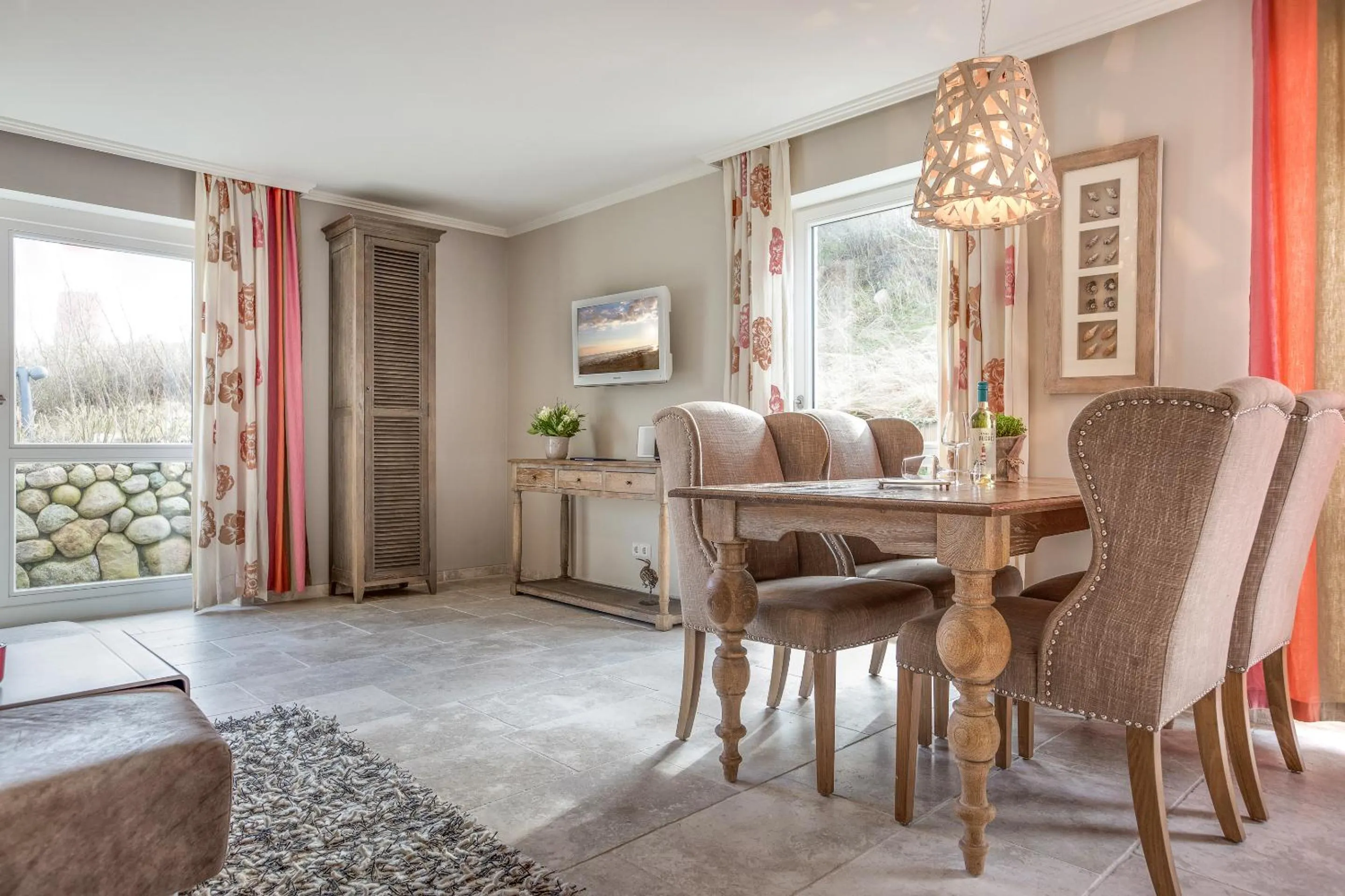 Living room in Apartmenthotel am Leuchtturm